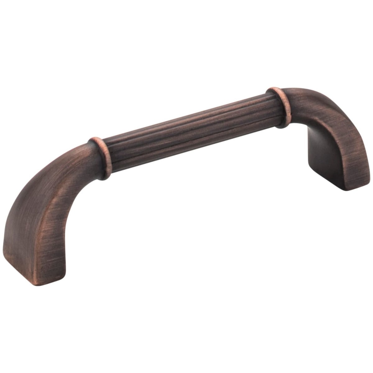 Jeffrey Alexander - Z280-DBAC - Cordova 3-3/4" Center to Center Vintage Colonial Cabinet Handle / Drawer Pull in Brushed Oil Rubbed Bronze