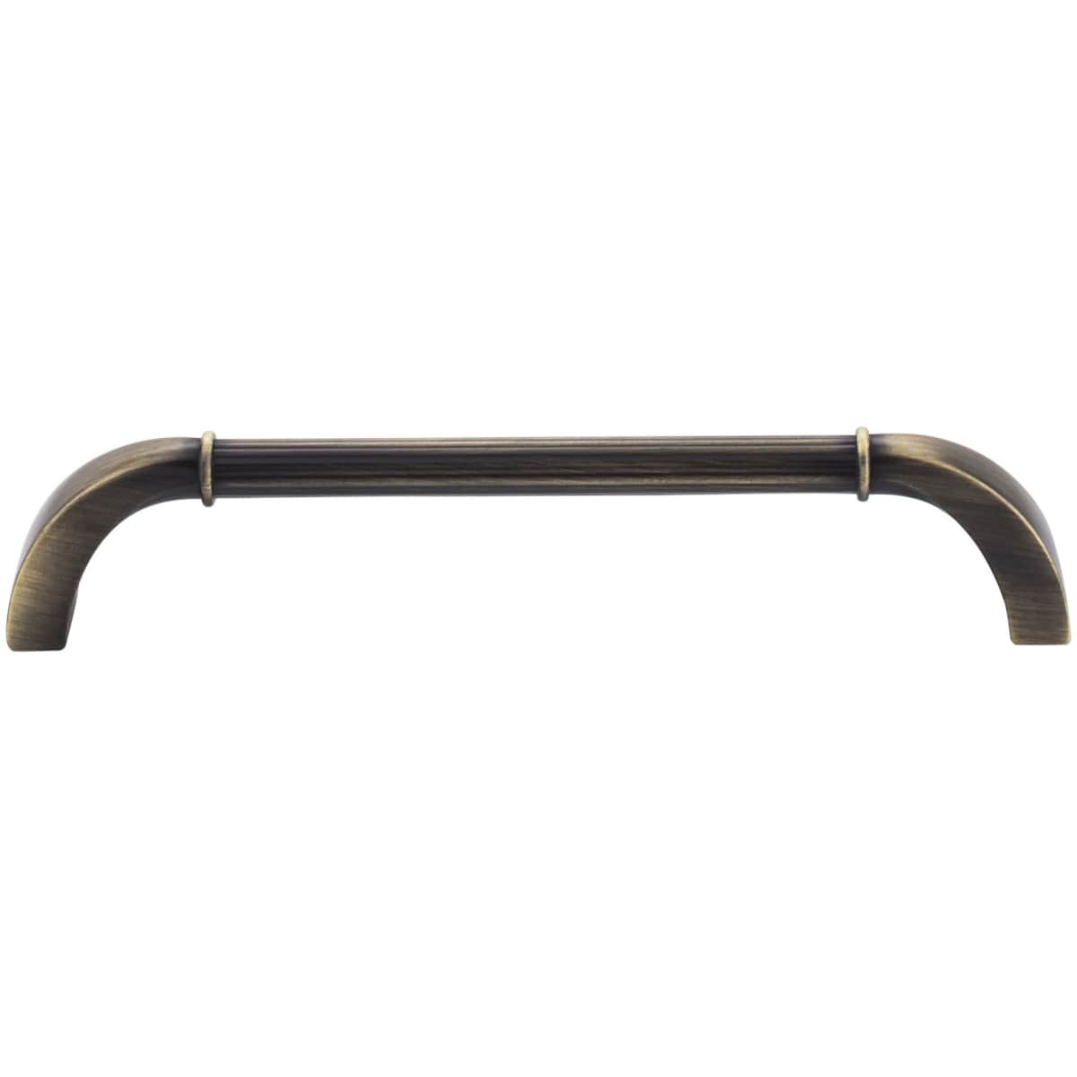 Jeffrey Alexander - Z281-160SN - Cordova 6-5/16" Center to Center American Colonial Reeded Cabinet Handle / Drawer Pull in Satin Nickel