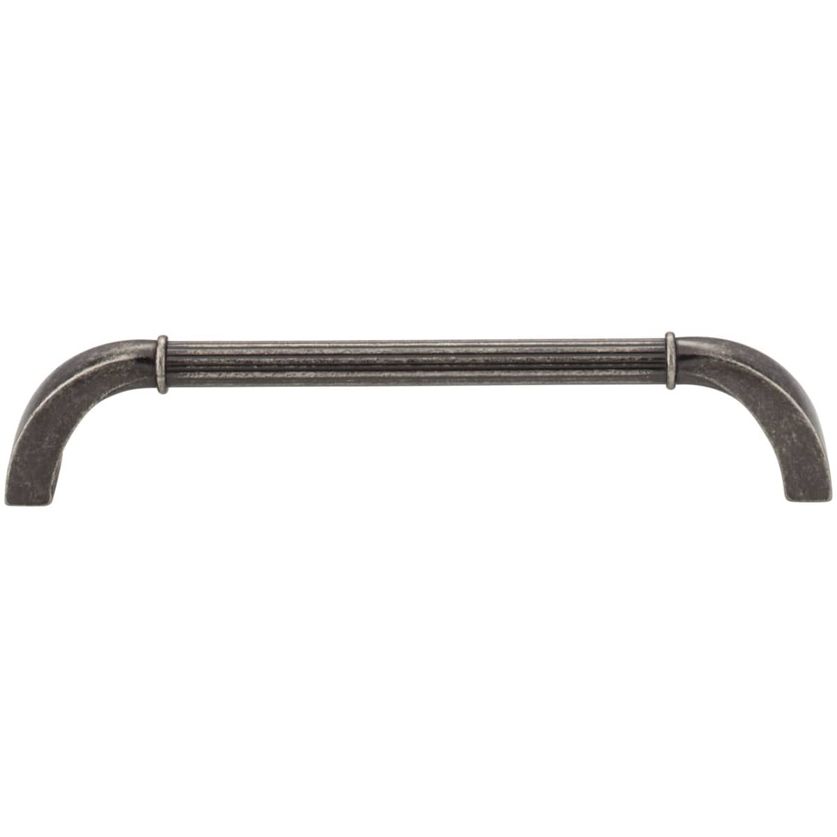 Jeffrey Alexander - Z281-160SN - Cordova 6-5/16" Center to Center American Colonial Reeded Cabinet Handle / Drawer Pull in Satin Nickel