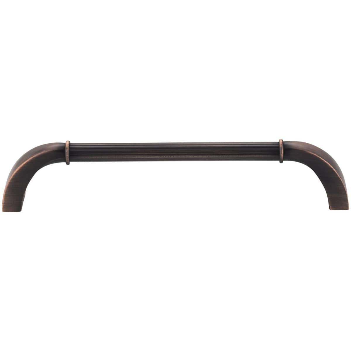 Jeffrey Alexander - Z281-160SN - Cordova 6-5/16" Center to Center American Colonial Reeded Cabinet Handle / Drawer Pull in Satin Nickel