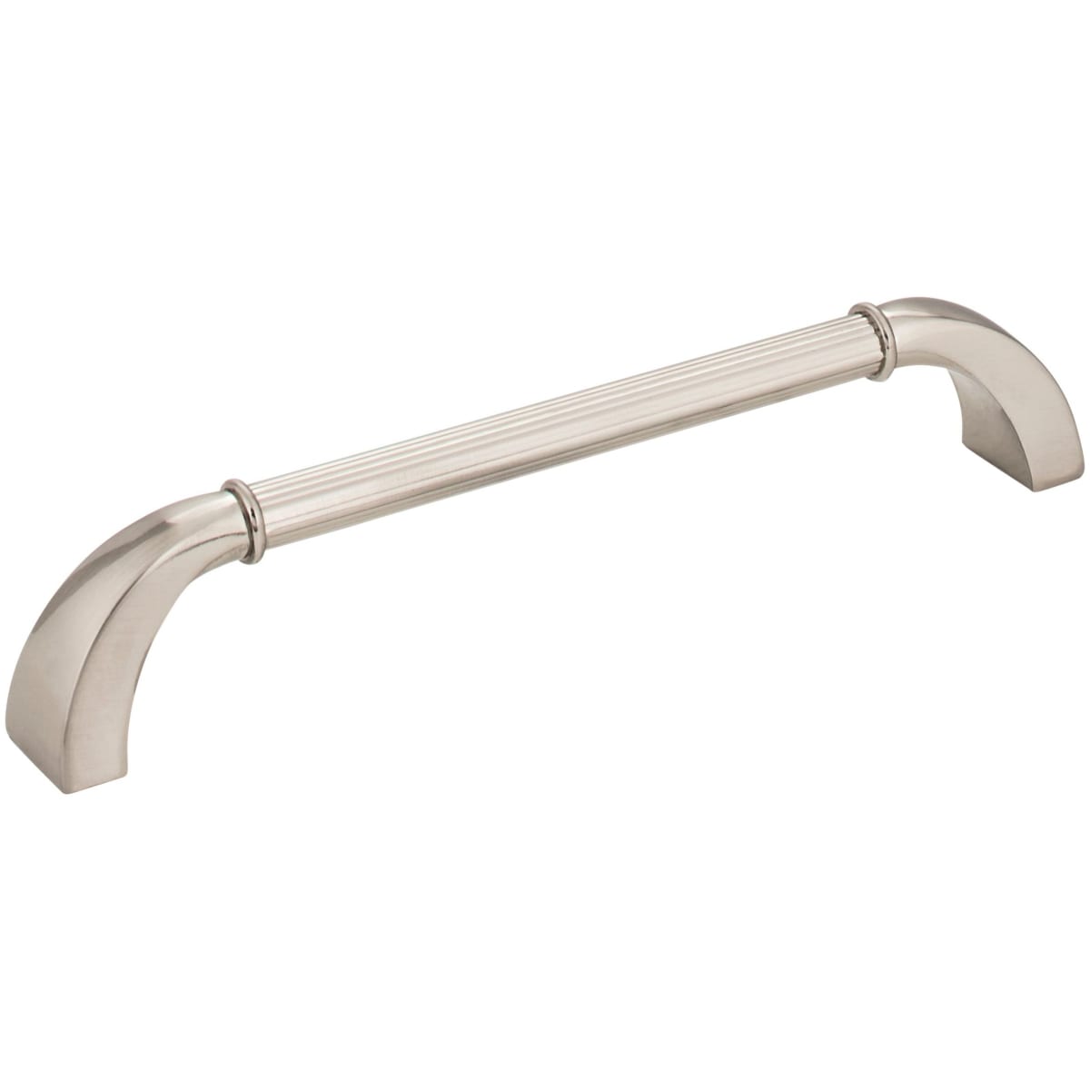 Jeffrey Alexander - Z281-160SN - Cordova 6-5/16" Center to Center American Colonial Reeded Cabinet Handle / Drawer Pull in Satin Nickel