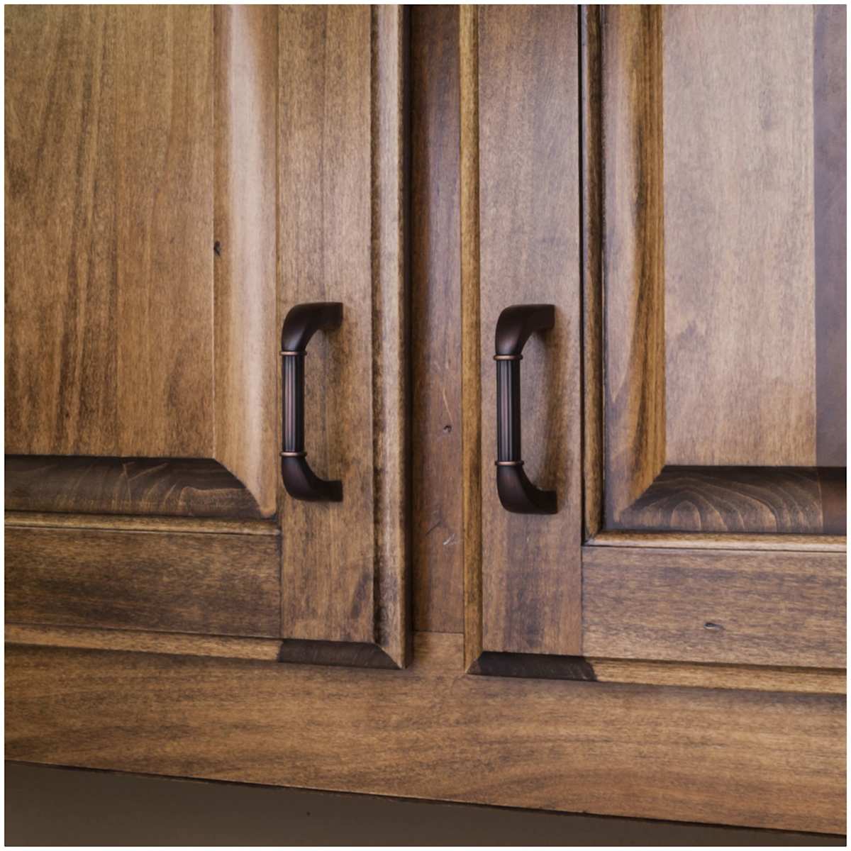 Jeffrey Alexander - Z281-18ABSB - Cordova 18" Center to Center American Colonial Reeded Appliance Pull / Handle in Antique Brushed Satin Brass