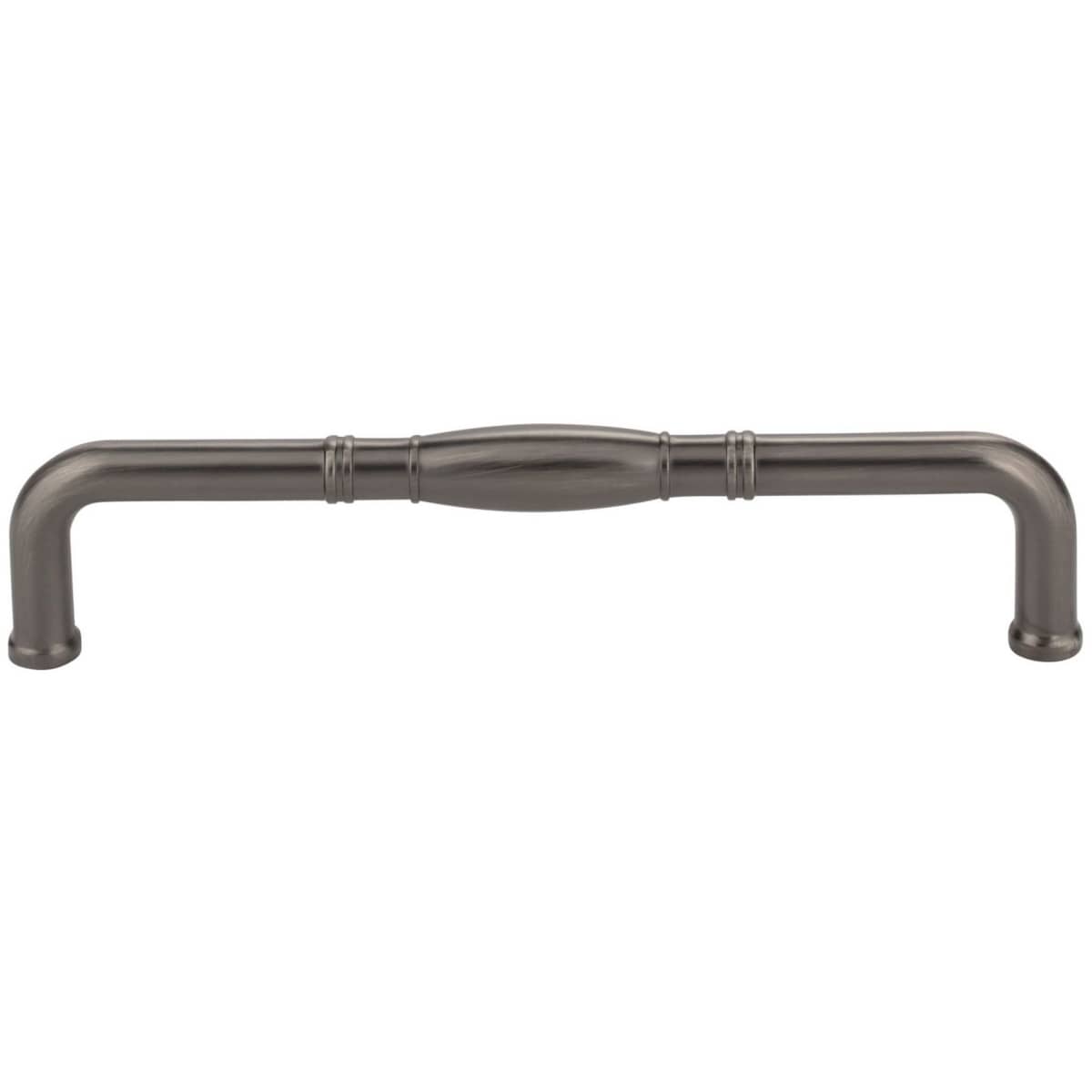 Jeffrey Alexander - Z290-160-DACM - Durham 6-5/16" Center to Center Traditional Knuckled Barrel Cabinet Handle / Drawer Pull in Gun Metal