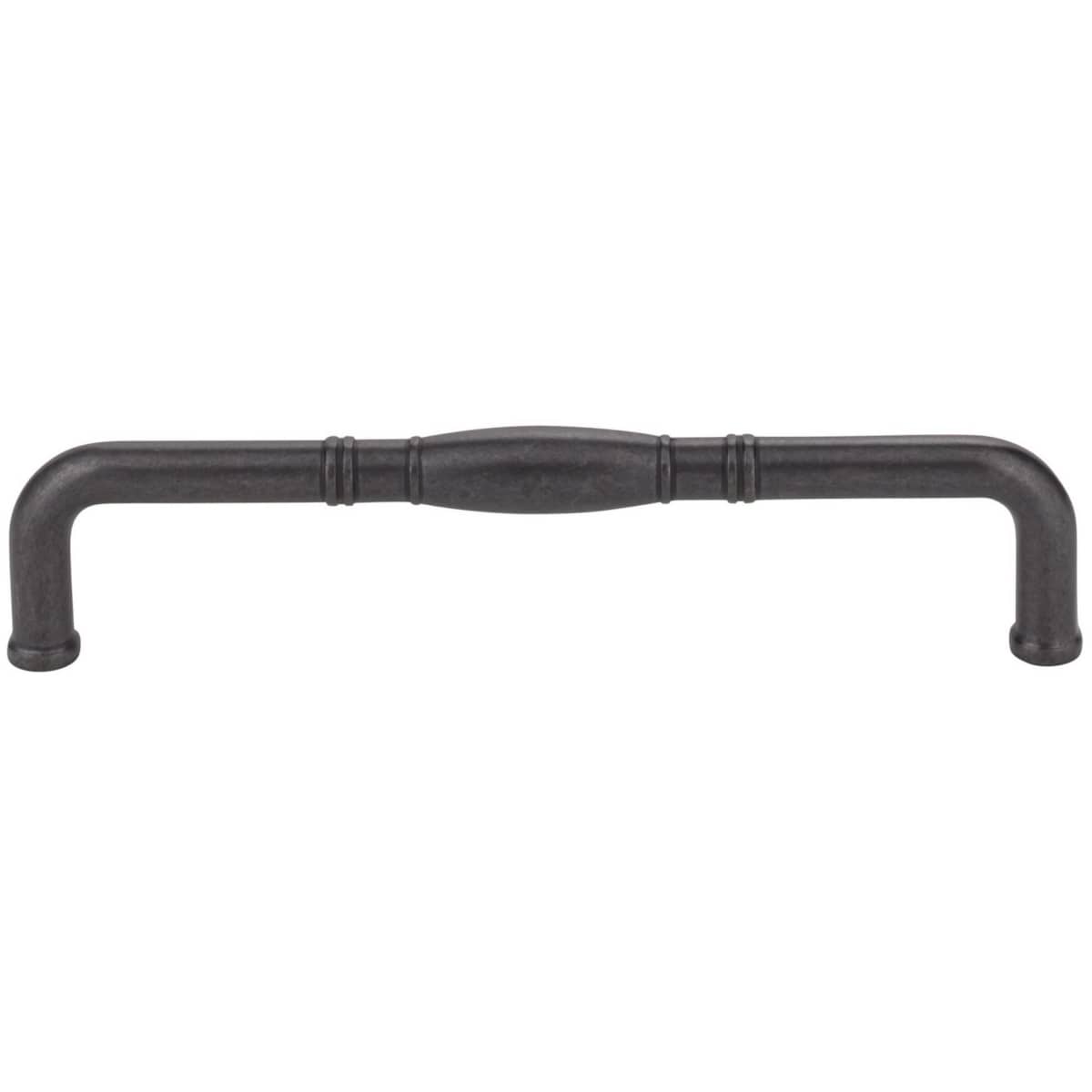 Jeffrey Alexander - Z290-160-DACM - Durham 6-5/16" Center to Center Traditional Knuckled Barrel Cabinet Handle / Drawer Pull in Gun Metal