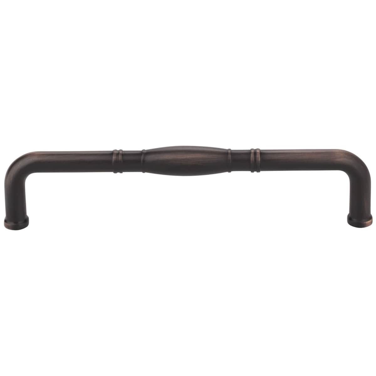 Jeffrey Alexander - Z290-160-DACM - Durham 6-5/16" Center to Center Traditional Knuckled Barrel Cabinet Handle / Drawer Pull in Gun Metal