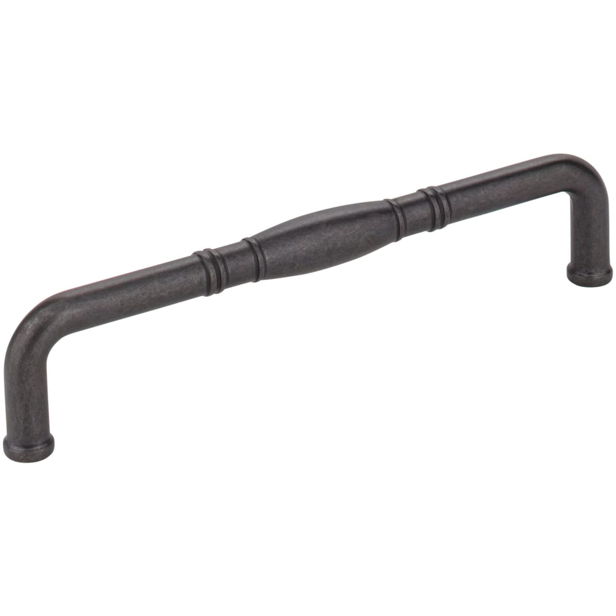 Jeffrey Alexander - Z290-160-DACM - Durham 6-5/16" Center to Center Traditional Knuckled Barrel Cabinet Handle / Drawer Pull in Gun Metal