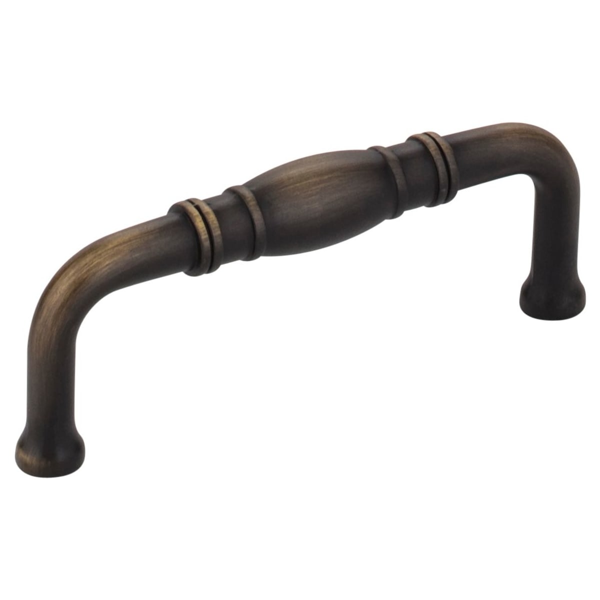 Durham 3" Center to Center Traditional Knuckled Barrel Cabinet Handle / Drawer Pull
