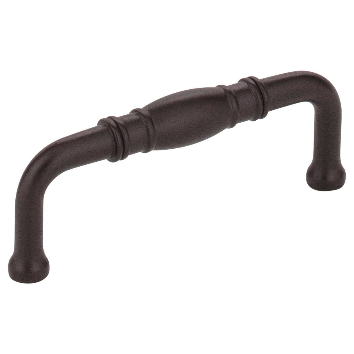 Jeffrey Alexander - Z290-3-ORB - Durham 3" Center to Center Traditional Knuckled Barrel Cabinet Handle / Drawer Pull in Dark Bronze