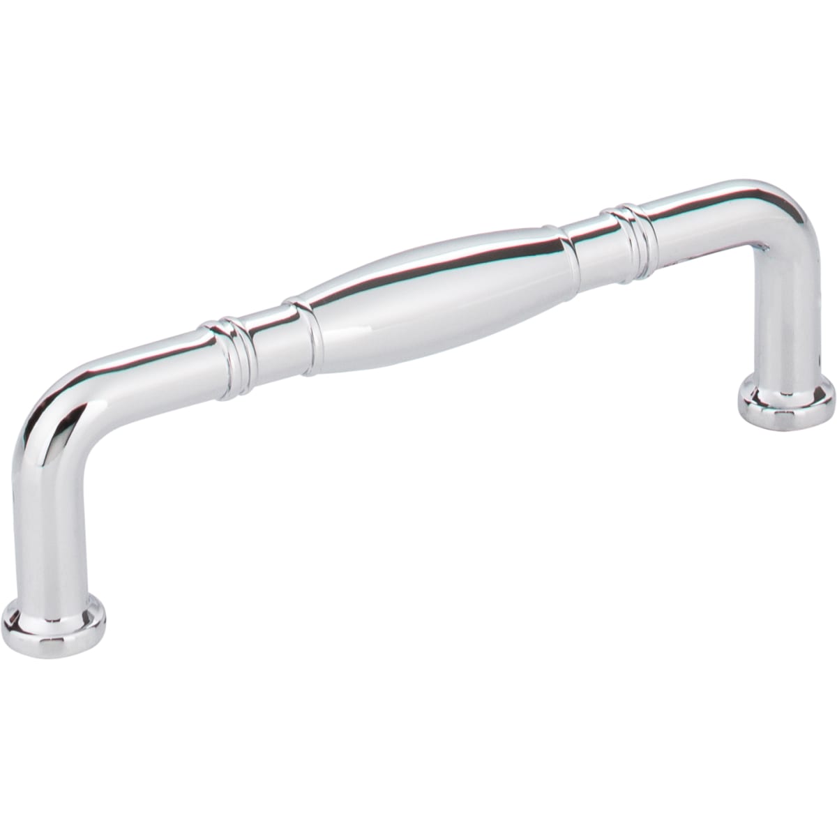 Jeffrey Alexander - Z290-96-PC - Durham 3-3/4" Center to Center Traditional Knuckled Barrel Cabinet Handle / Drawer Pull in Polished Chrome