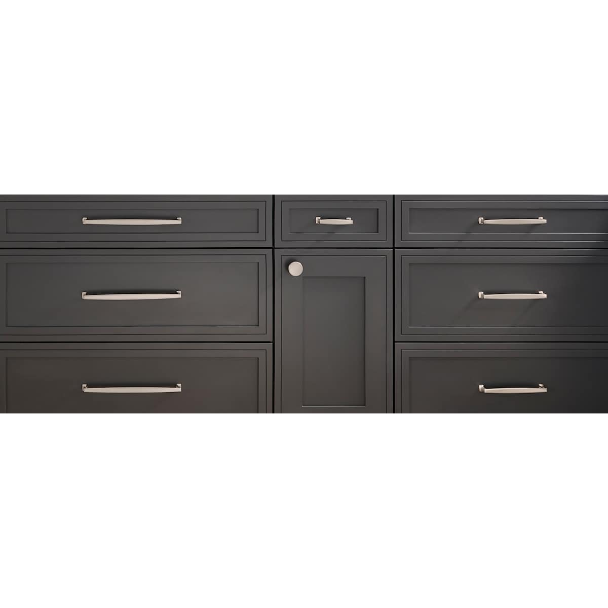 Jeffrey Alexander - 171-160PC - Richard 6-5/16" (160mm) Center to Center Contemporary Grip Cabinet Handle / Drawer Pull in Polished Chrome