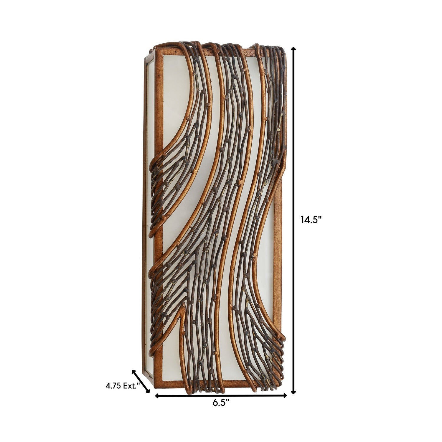 Varaluz - 240W02HO - Two Light Wall Sconce - Flow - Hammered Ore
