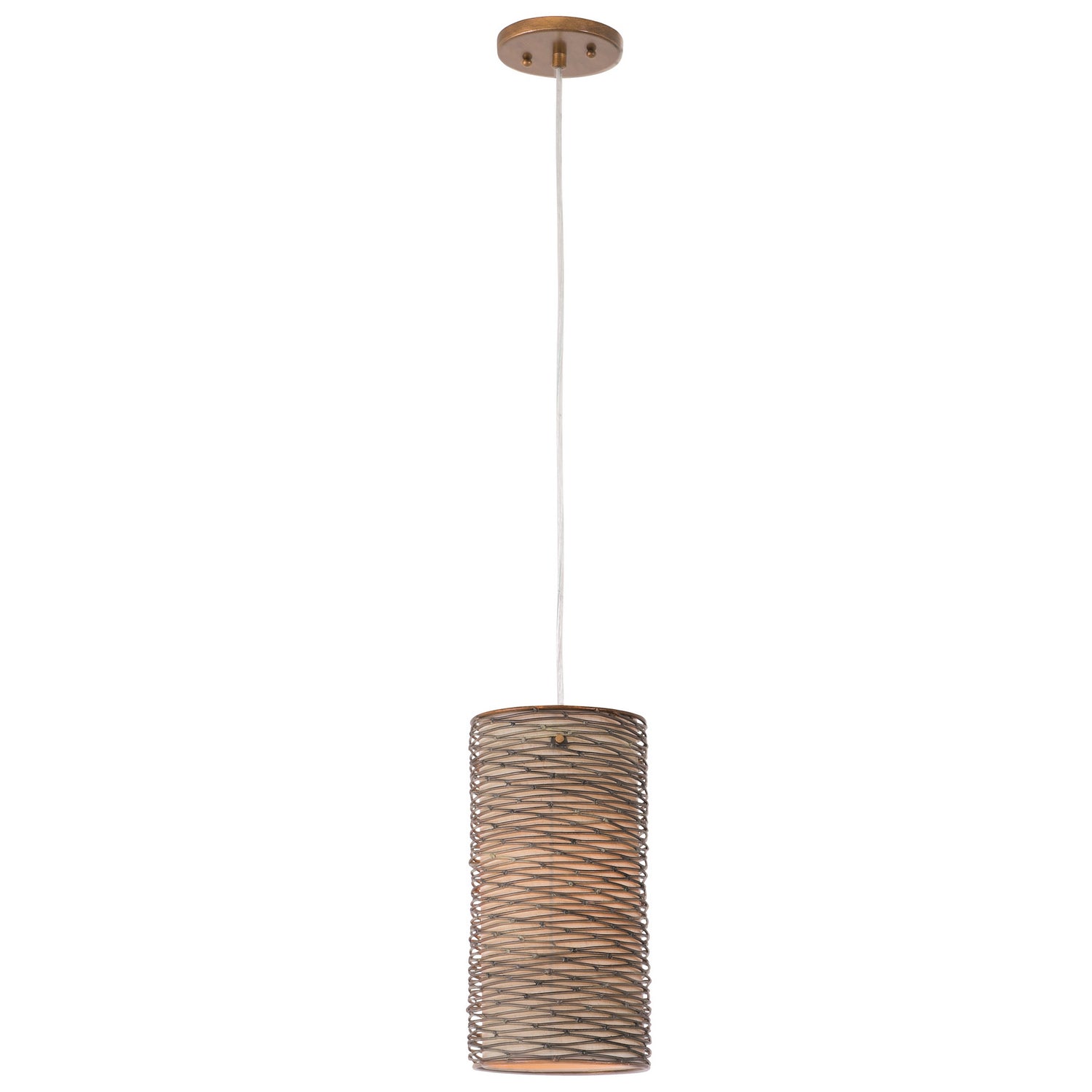 Varaluz - 241M01HO - One Light Mini Pendant - Flow - Hammered Ore