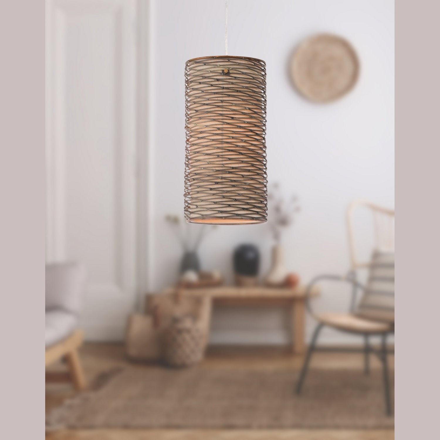 Varaluz - 241M01HO - One Light Mini Pendant - Flow - Hammered Ore