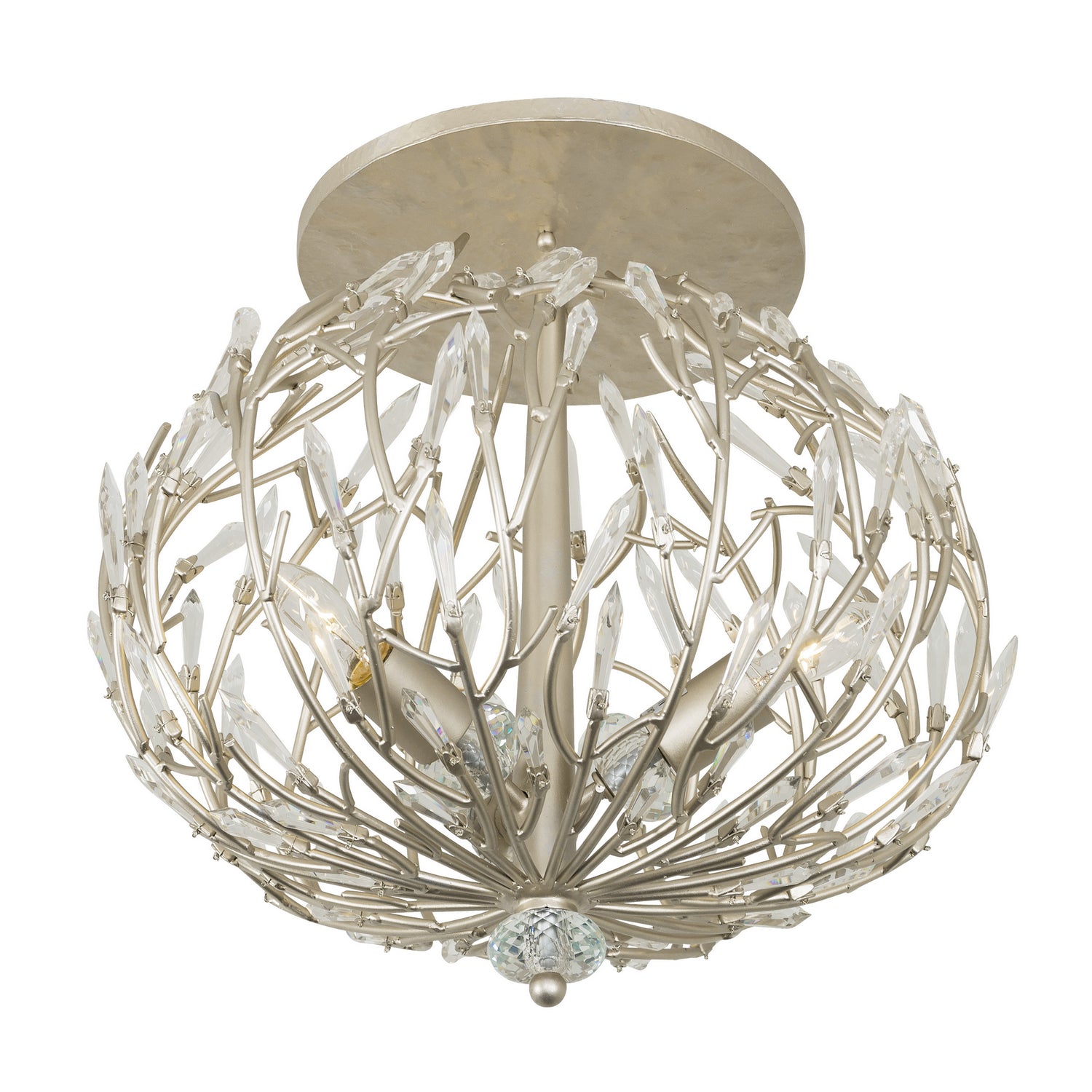 Varaluz - 271S03GD - Three Light Ceiling Mount - Bask - Gold Dust