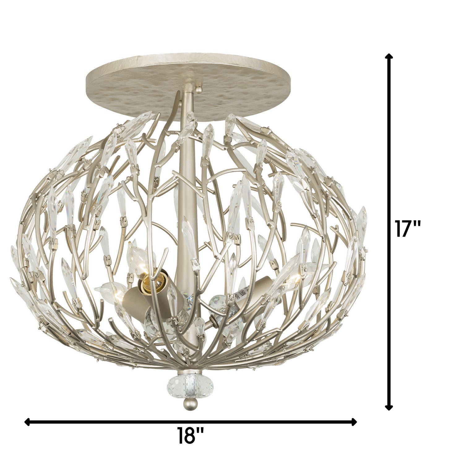 Varaluz - 271S03GD - Three Light Ceiling Mount - Bask - Gold Dust