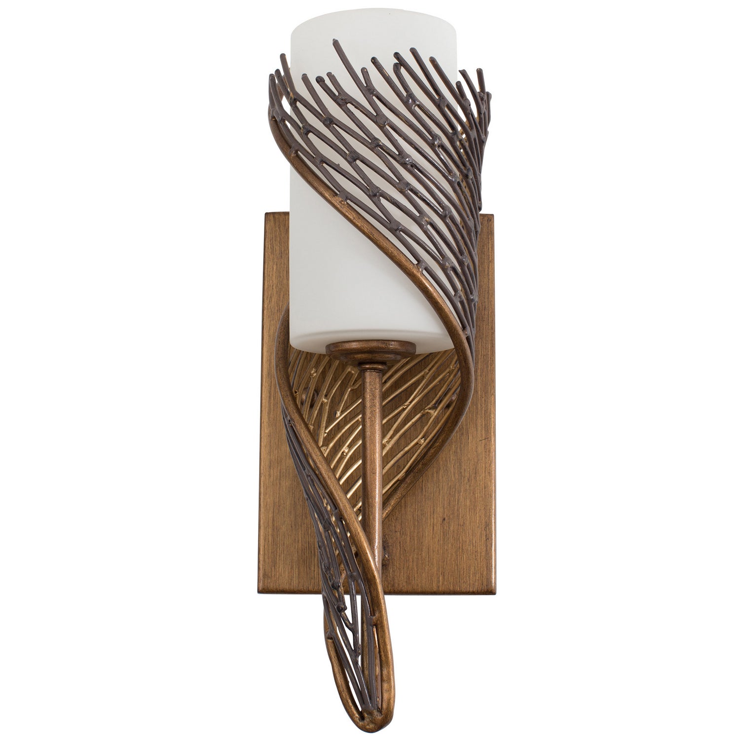 Varaluz - 240K01RHO - One Light Wall Sconce - Flow - Hammered Ore