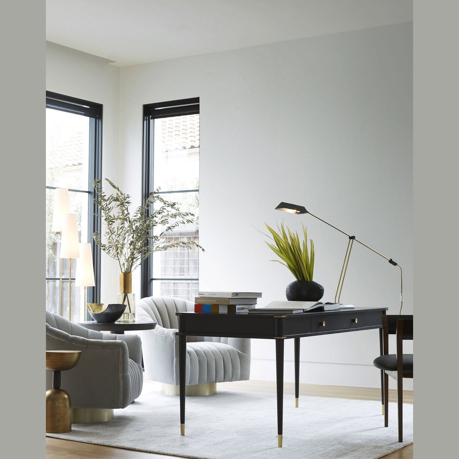 Arteriors - 5518 - Desk - Jobe - Ebony