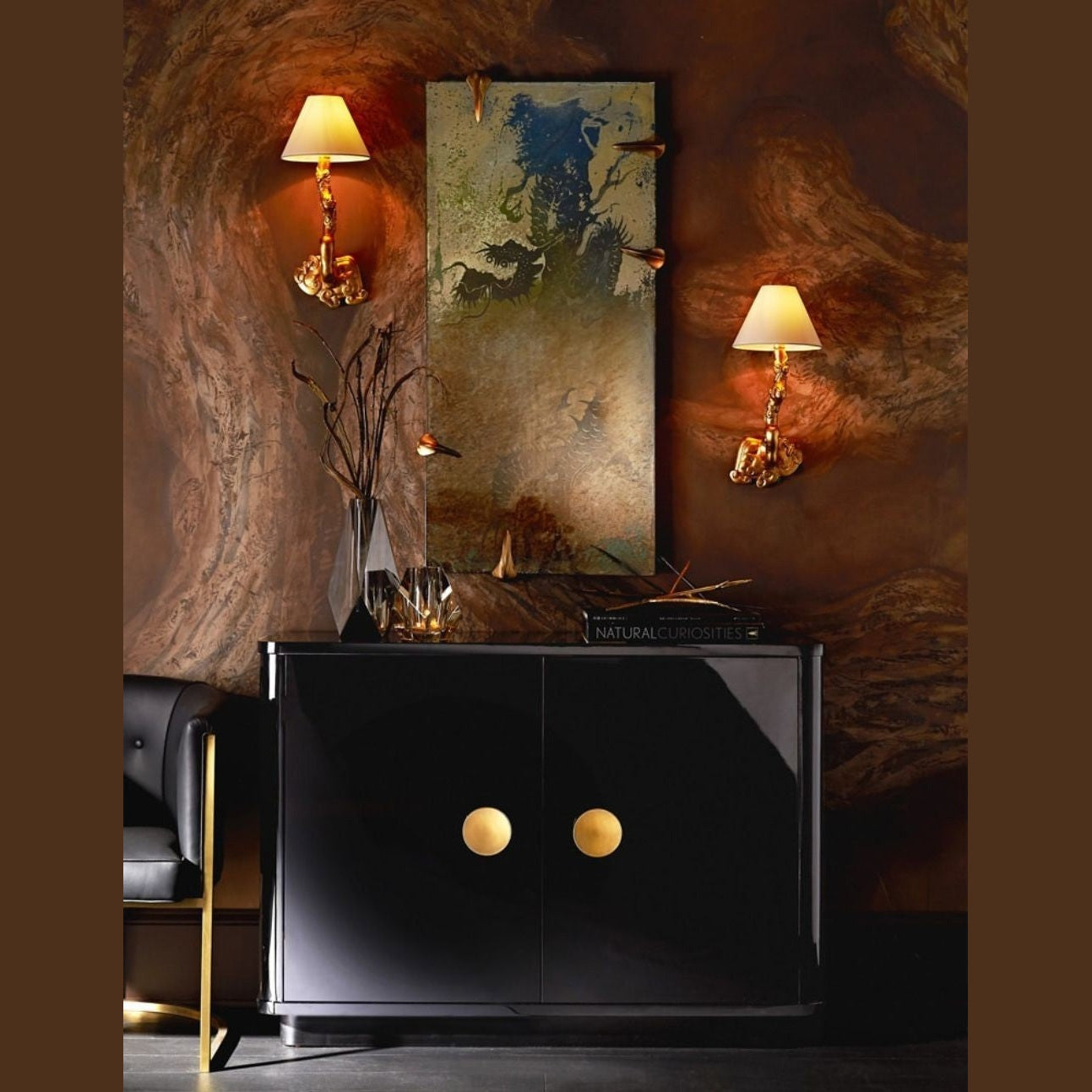 Arteriors - 9119 - Vase - Gemma - Smoke