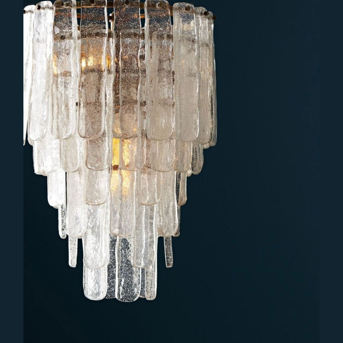 Arteriors - 89453 - Three Light Chandelier - Larie - Clear
