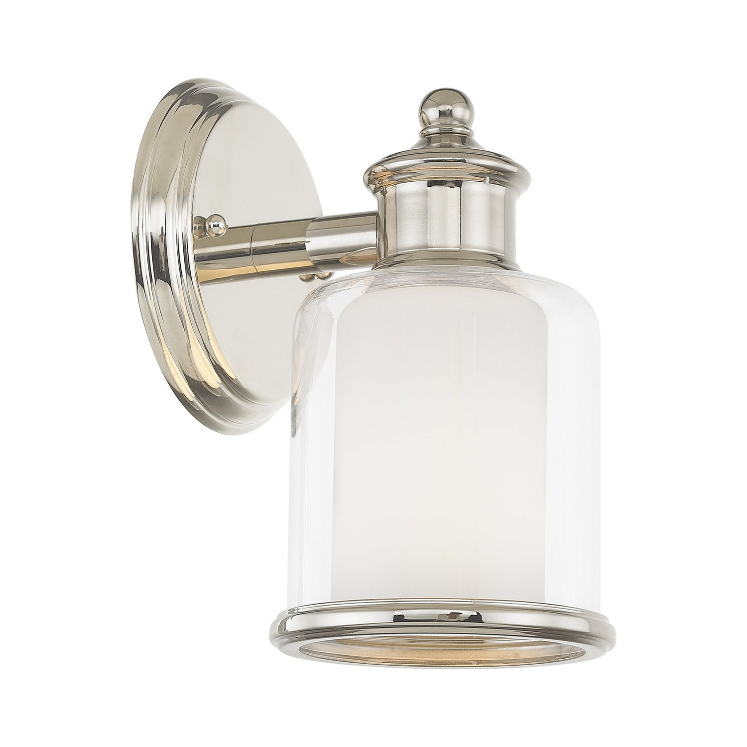 Livex Lighting - 40211-35 - One Light Wall Sconce - Middlebush - Polished Nickel