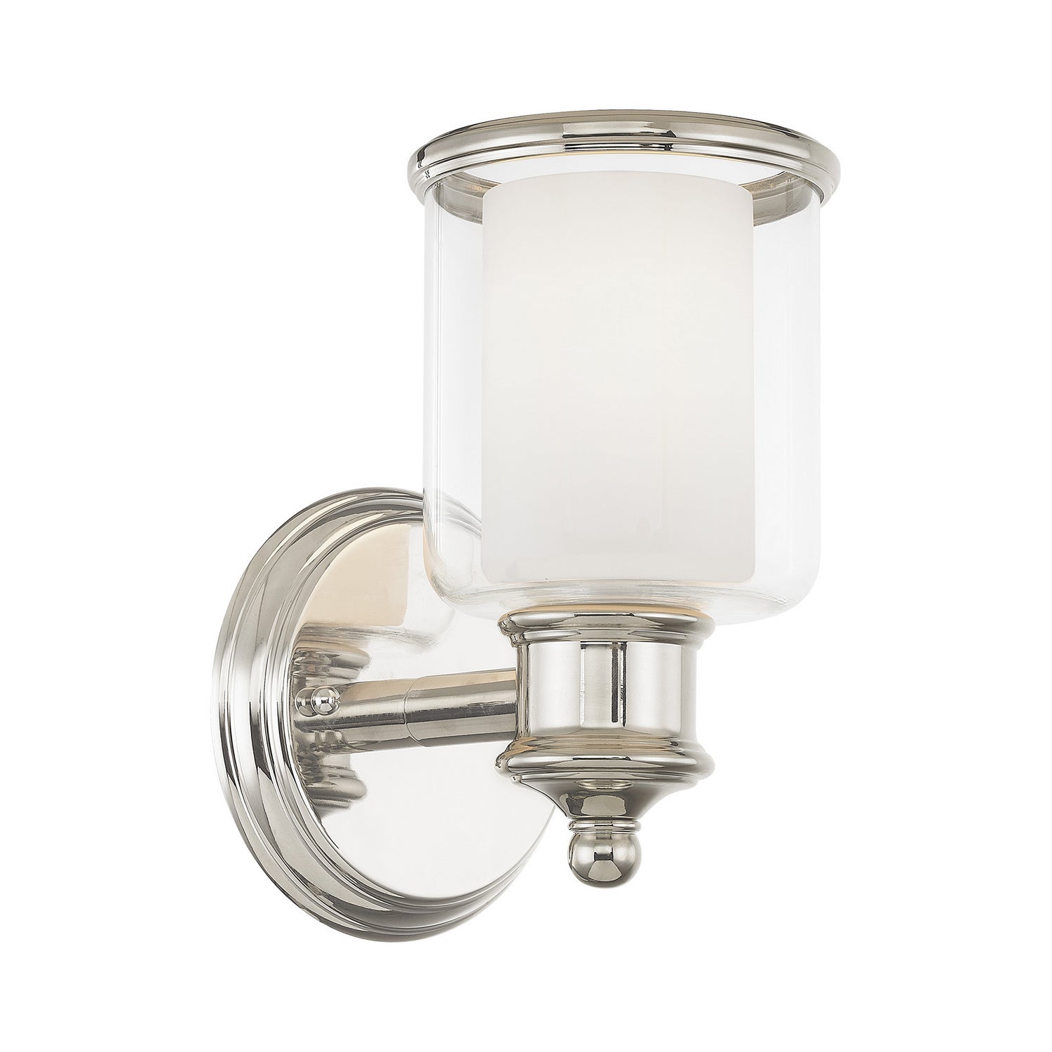 Livex Lighting - 40211-35 - One Light Wall Sconce - Middlebush - Polished Nickel