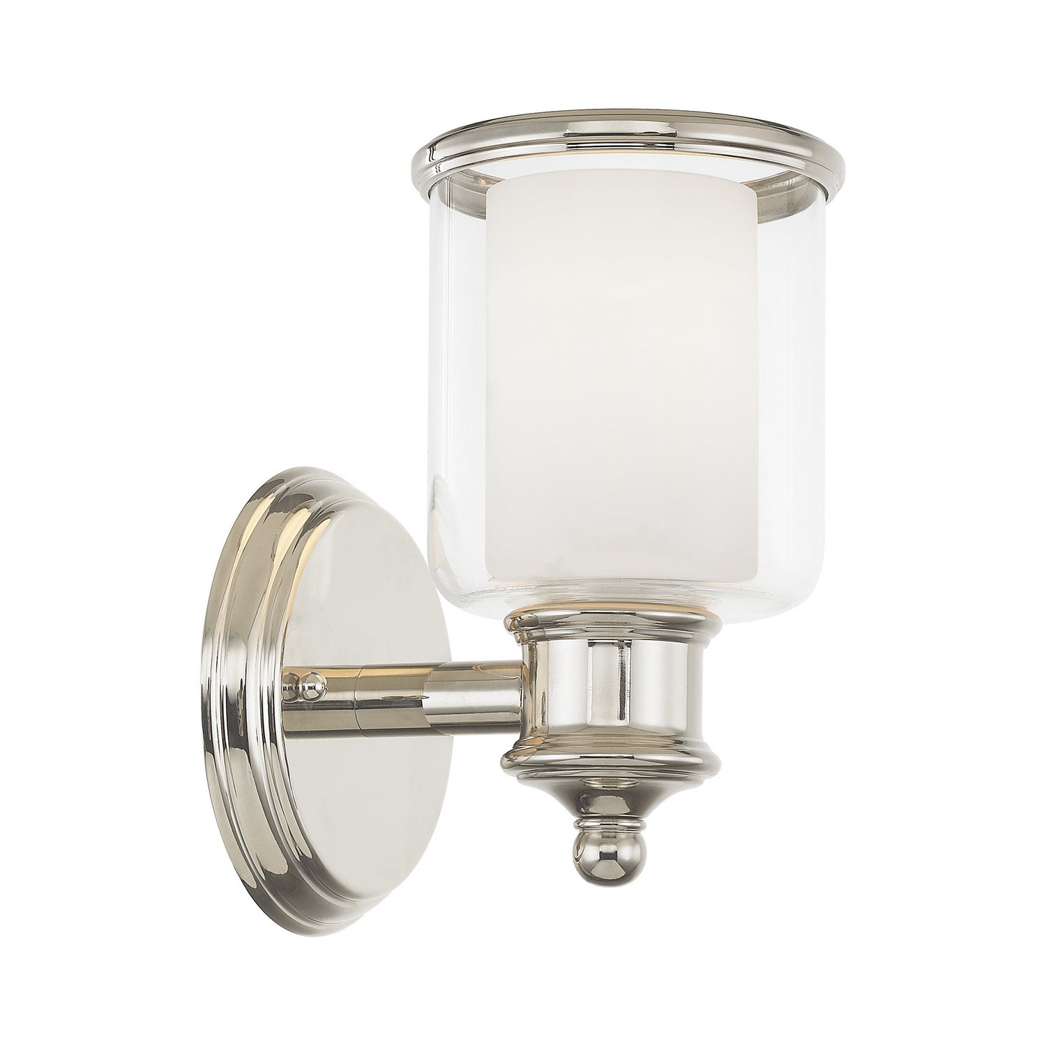 Livex Lighting - 40211-35 - One Light Wall Sconce - Middlebush - Polished Nickel