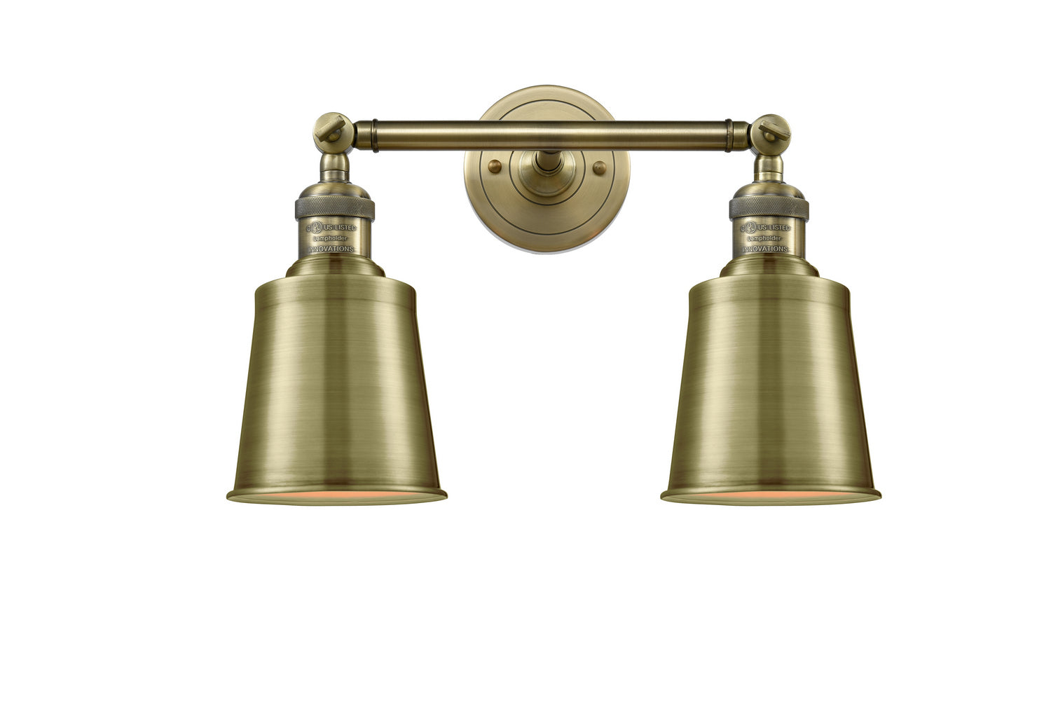 Innovations - 208L-AB-M9-AB - Two Light Bath Vanity - Franklin Restoration - Antique Brass
