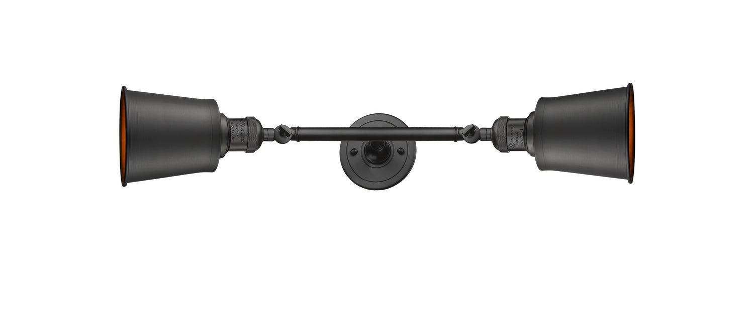 Innovations - 208L-OB-M9-OB - Two Light Bath Vanity - Franklin Restoration - Oil Rubbed Bronze