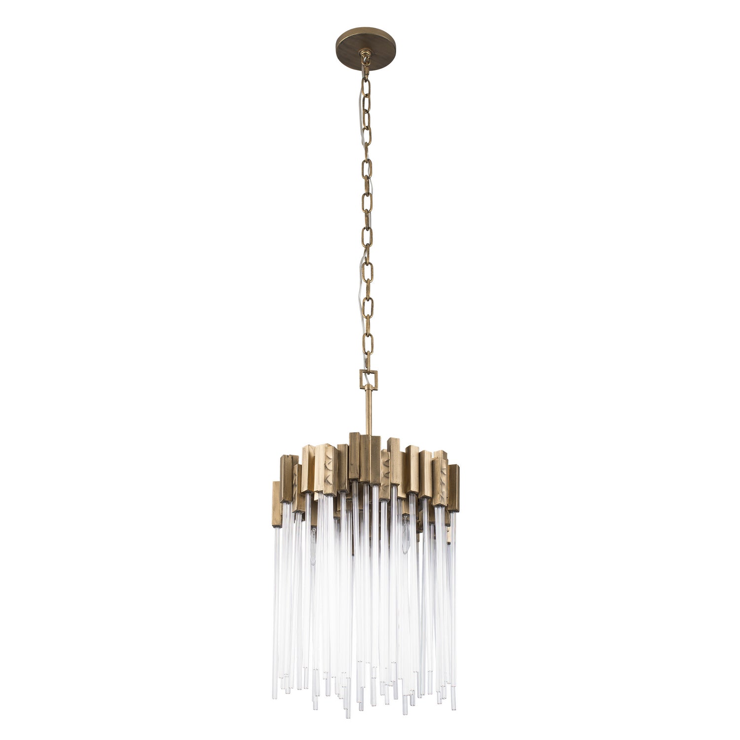 Varaluz - 309P03HG - Three Light Pendant - Matrix - Havana Gold