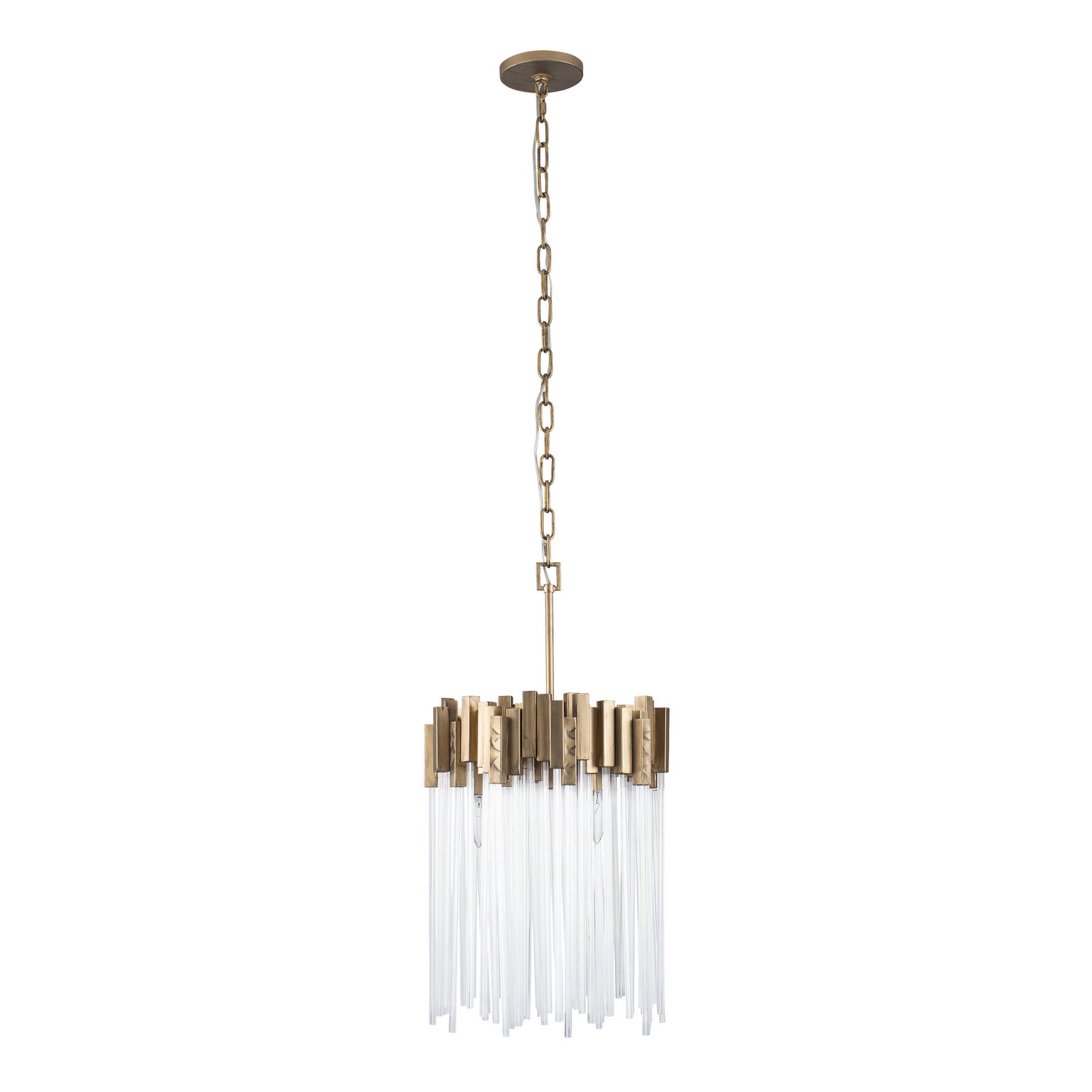 Varaluz - 309P03HG - Three Light Pendant - Matrix - Havana Gold