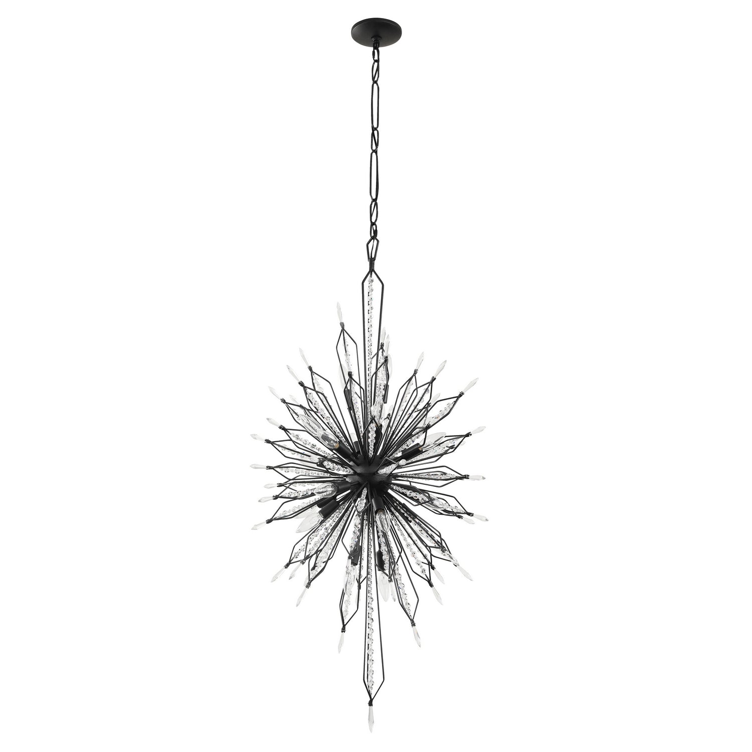 Varaluz - 311F20CB - 20 Light Foyer Pendant - Orbital - Carbon