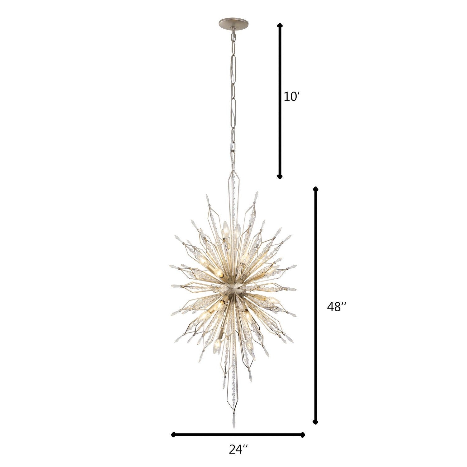 Varaluz - 311F20GD - 20 Light Foyer Pendant - Orbital - Gold Dust