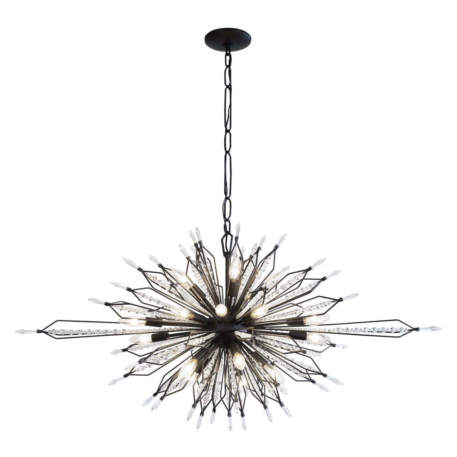 Varaluz - 311N20CB - 20 Light Linear Pendant - Orbital - Carbon