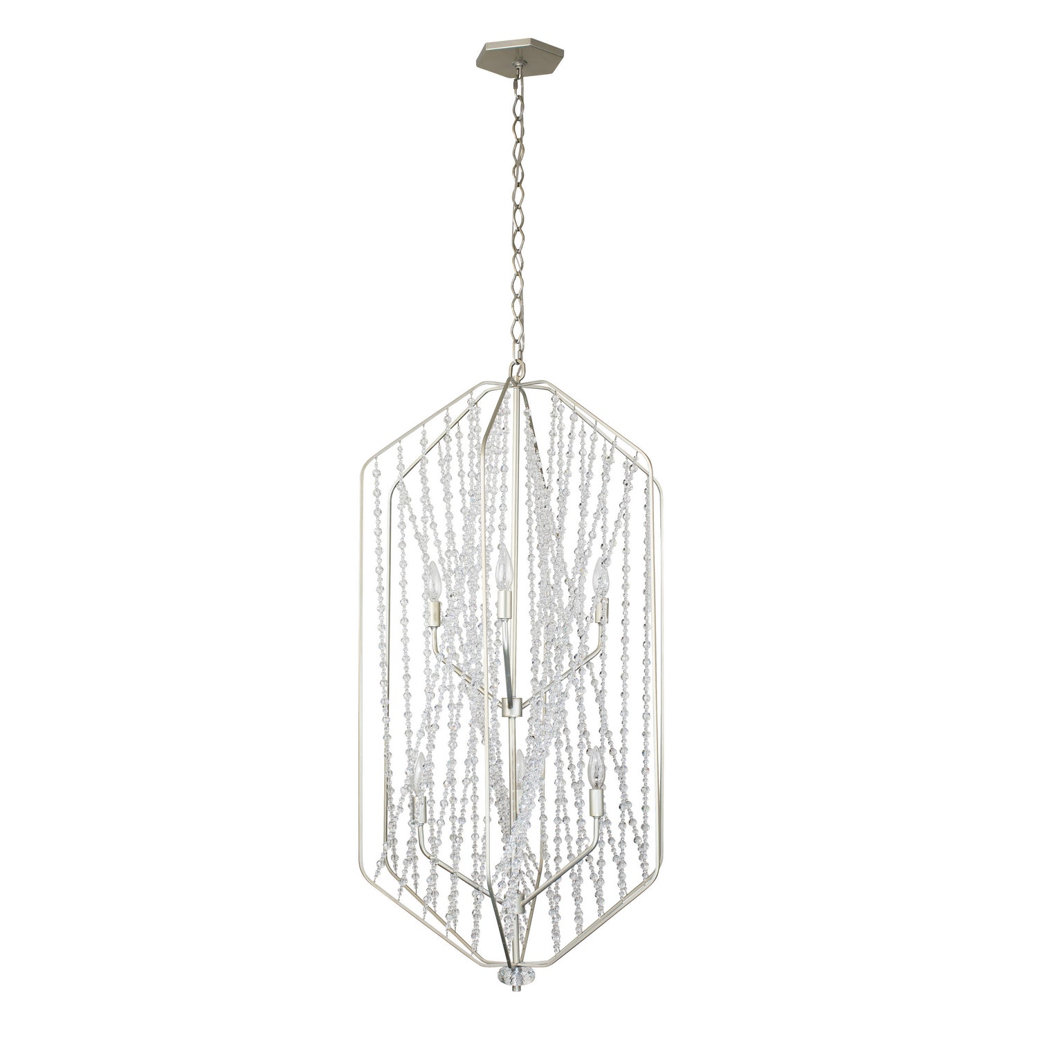 Varaluz - 321F06SO - Six Light Foyer Pendant - Chelsea - Silverado