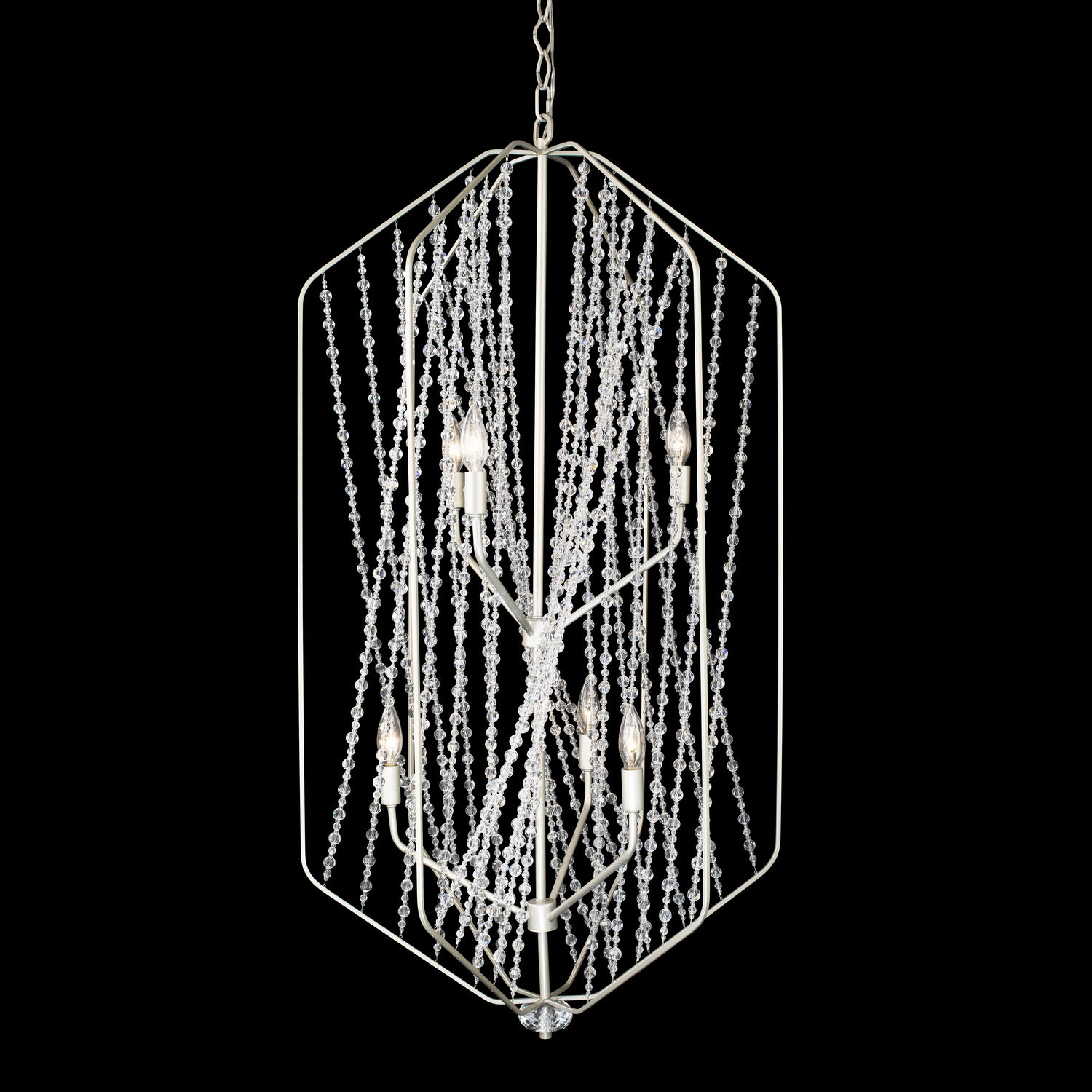 Varaluz - 321F06SO - Six Light Foyer Pendant - Chelsea - Silverado