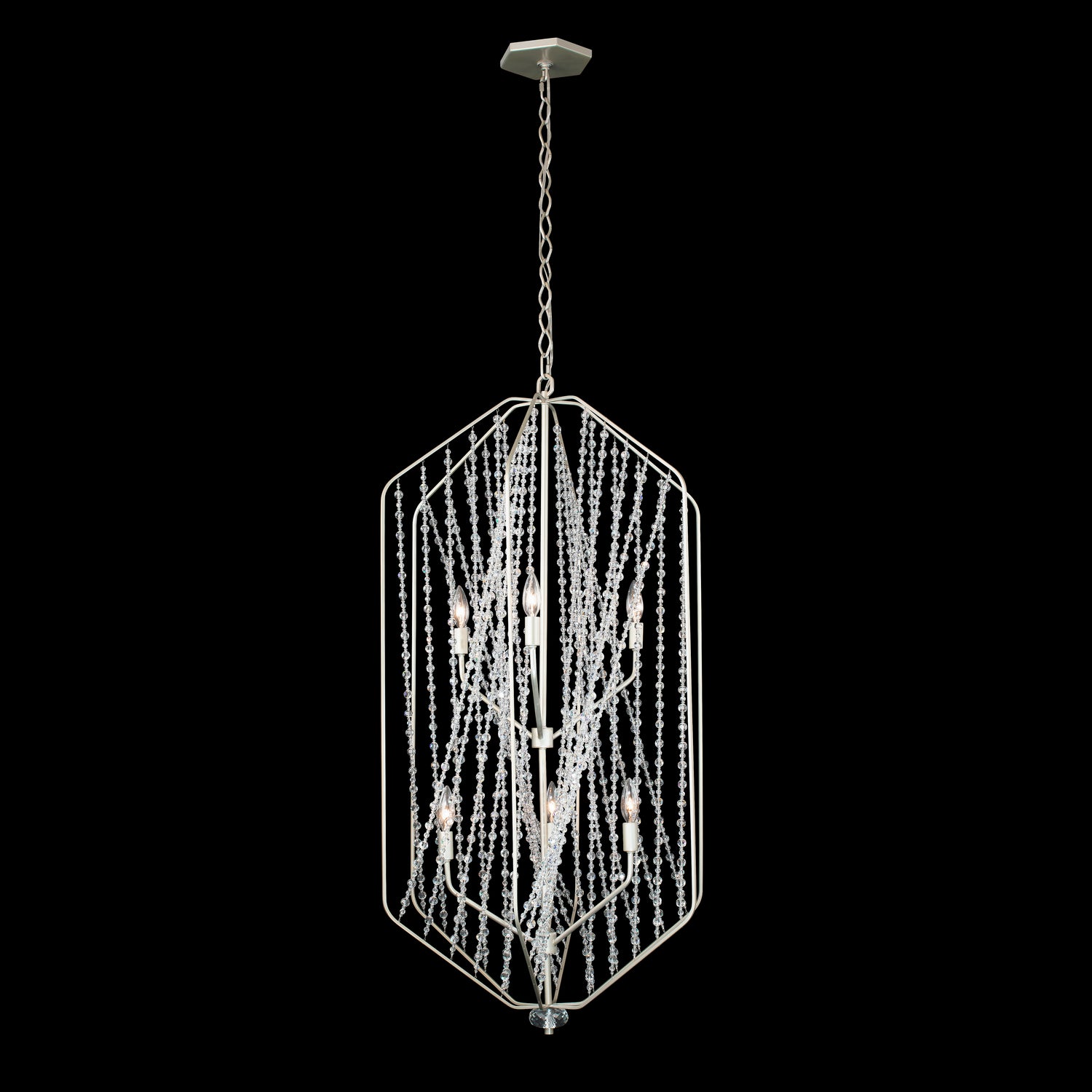 Varaluz - 321F06SO - Six Light Foyer Pendant - Chelsea - Silverado