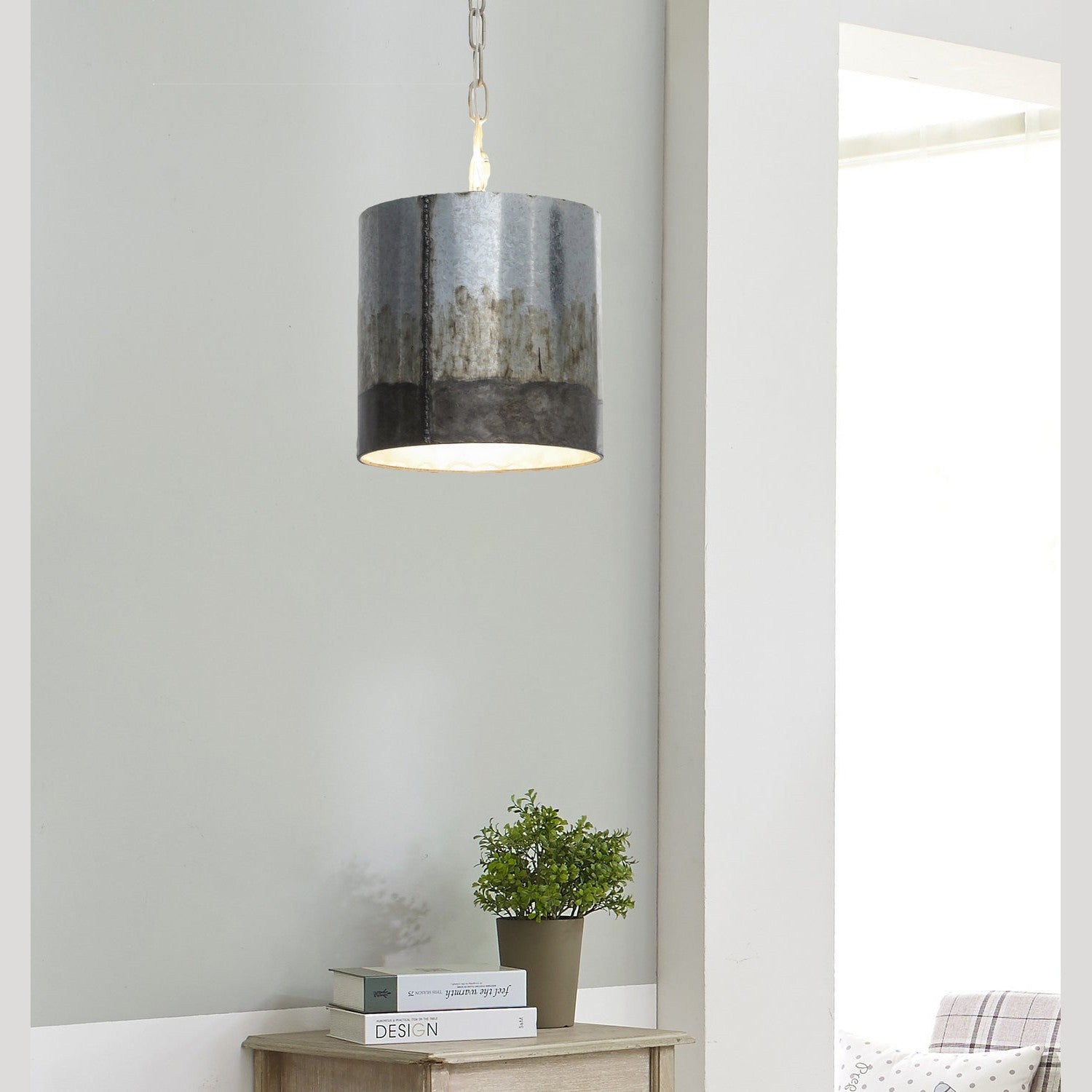 Varaluz - 323M01OG - One Light Mini Pendant - Cannery - Ombre Galvanized