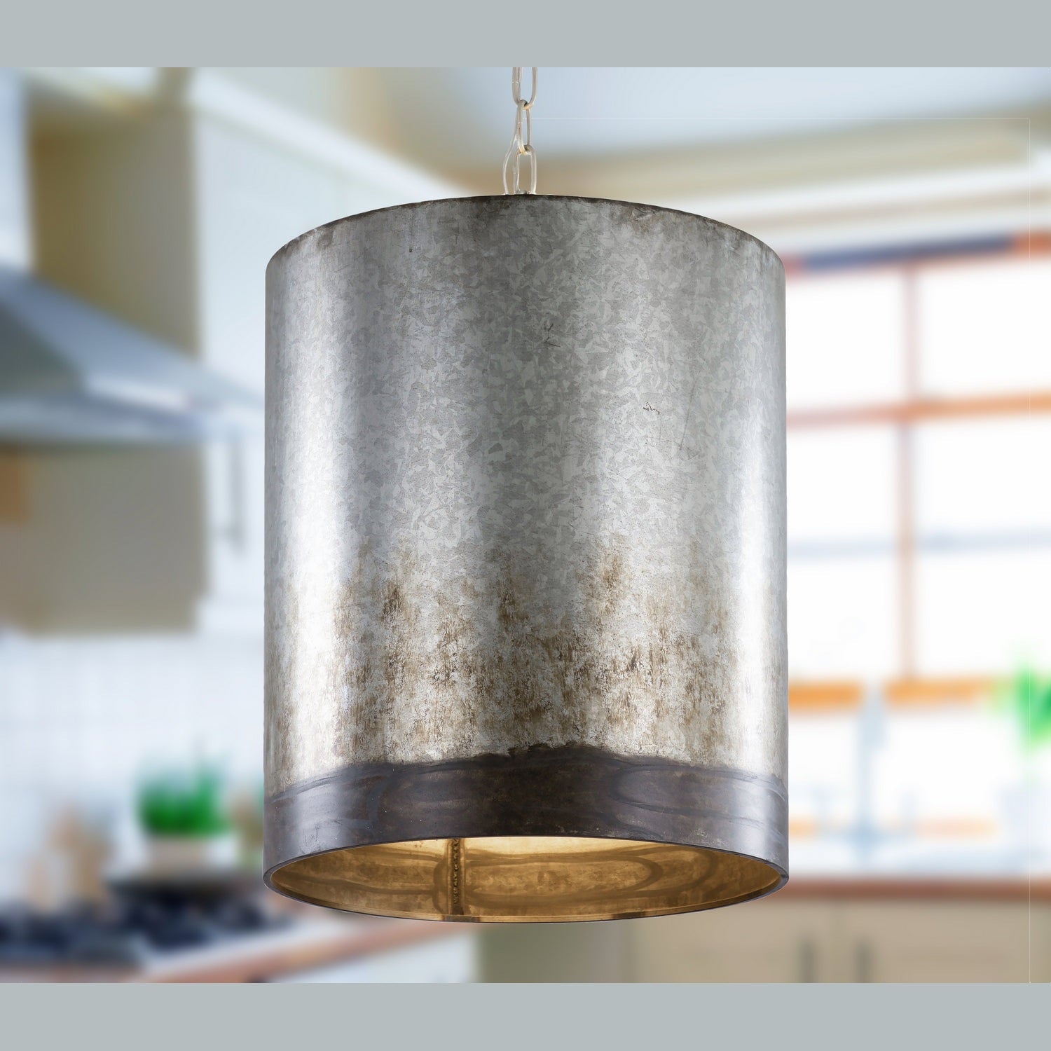 Varaluz - 323P03OG - Three Light Pendant - Cannery - Ombre Galvanized