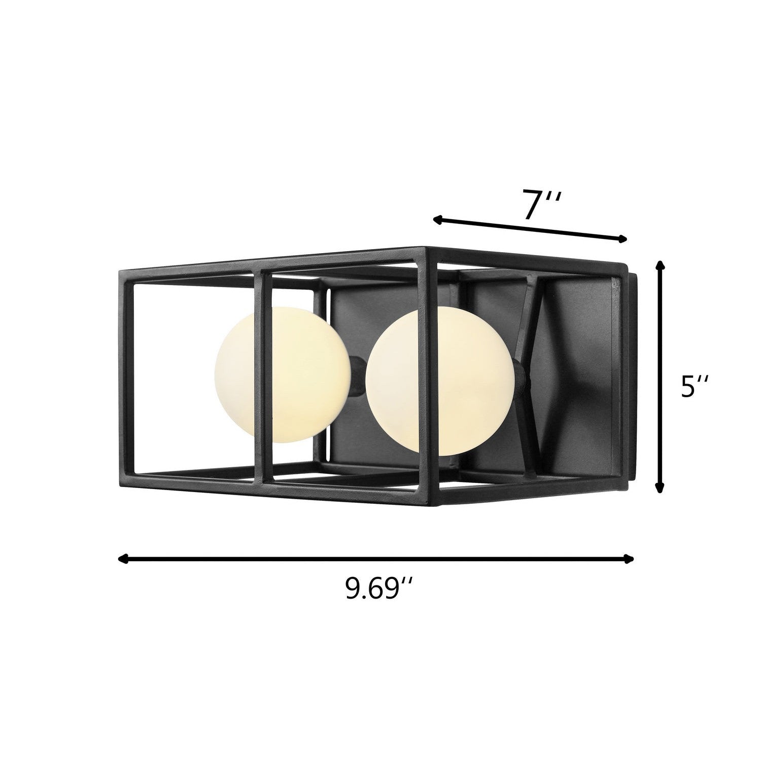 Varaluz - 325B02CBHG - Two Light Bath - Plaza - Carbon/Havana Gold
