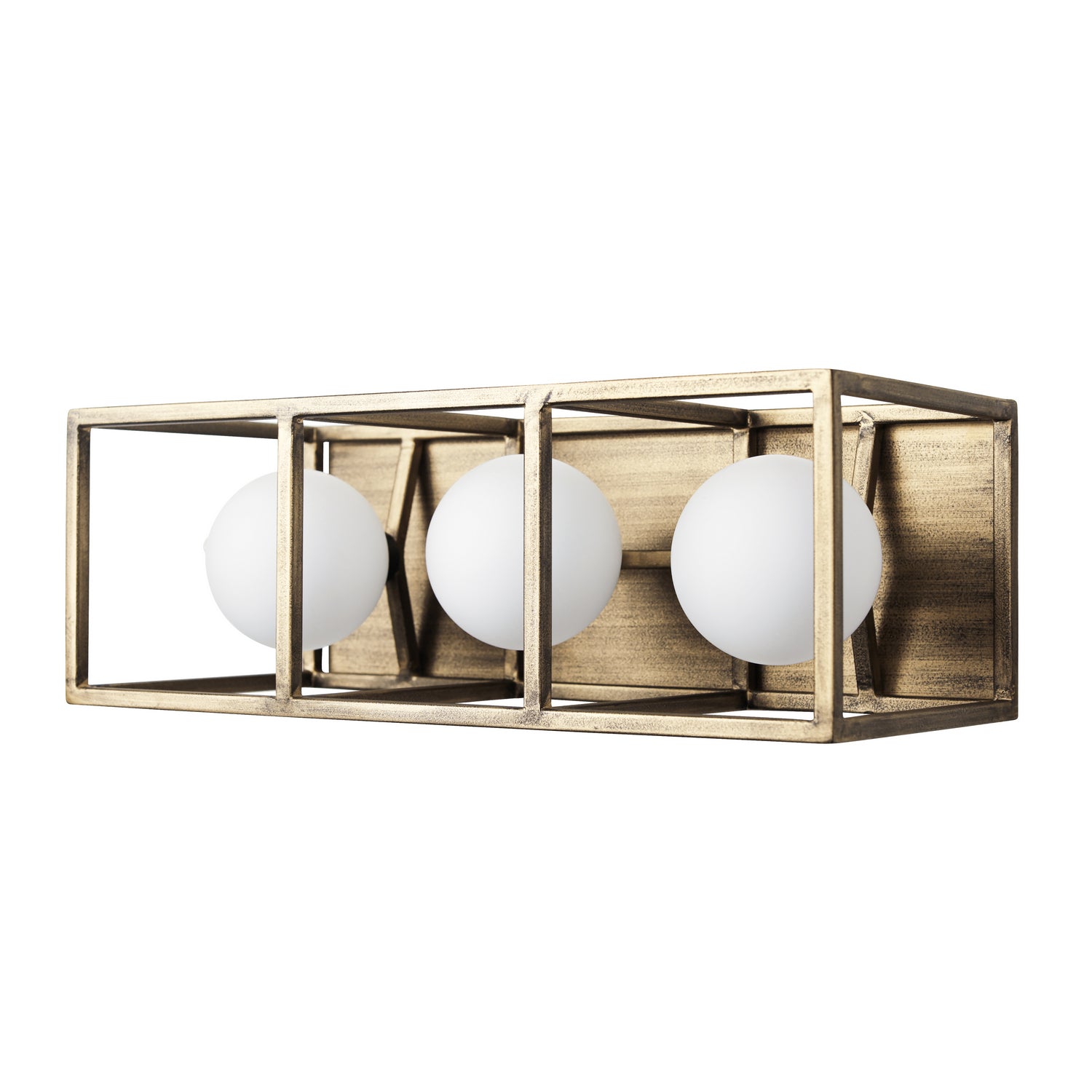 Varaluz - 325B03HGCB - Three Light Bath - Plaza - Havana Gold/Carbon
