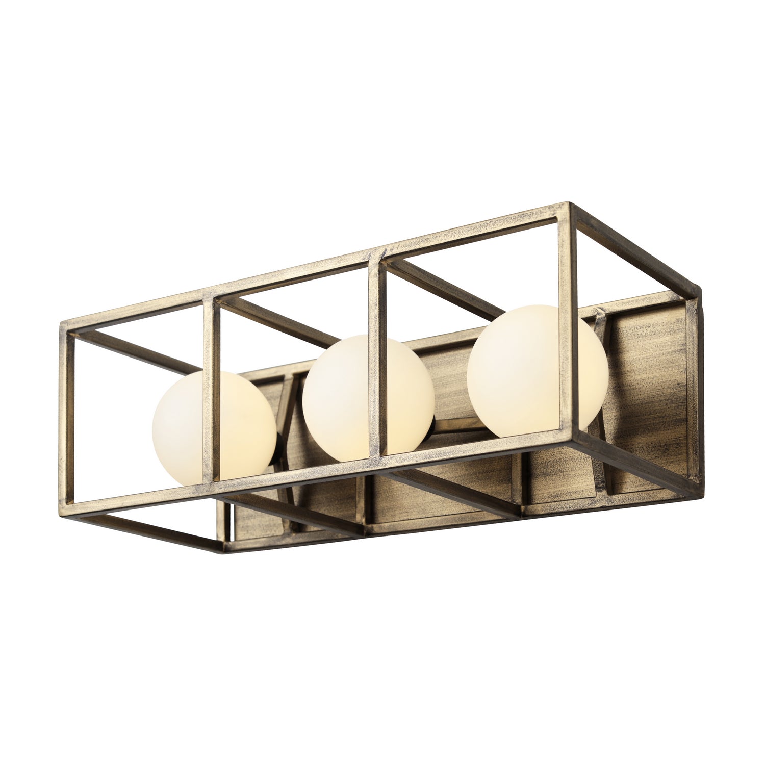 Varaluz - 325B03HGCB - Three Light Bath - Plaza - Havana Gold/Carbon