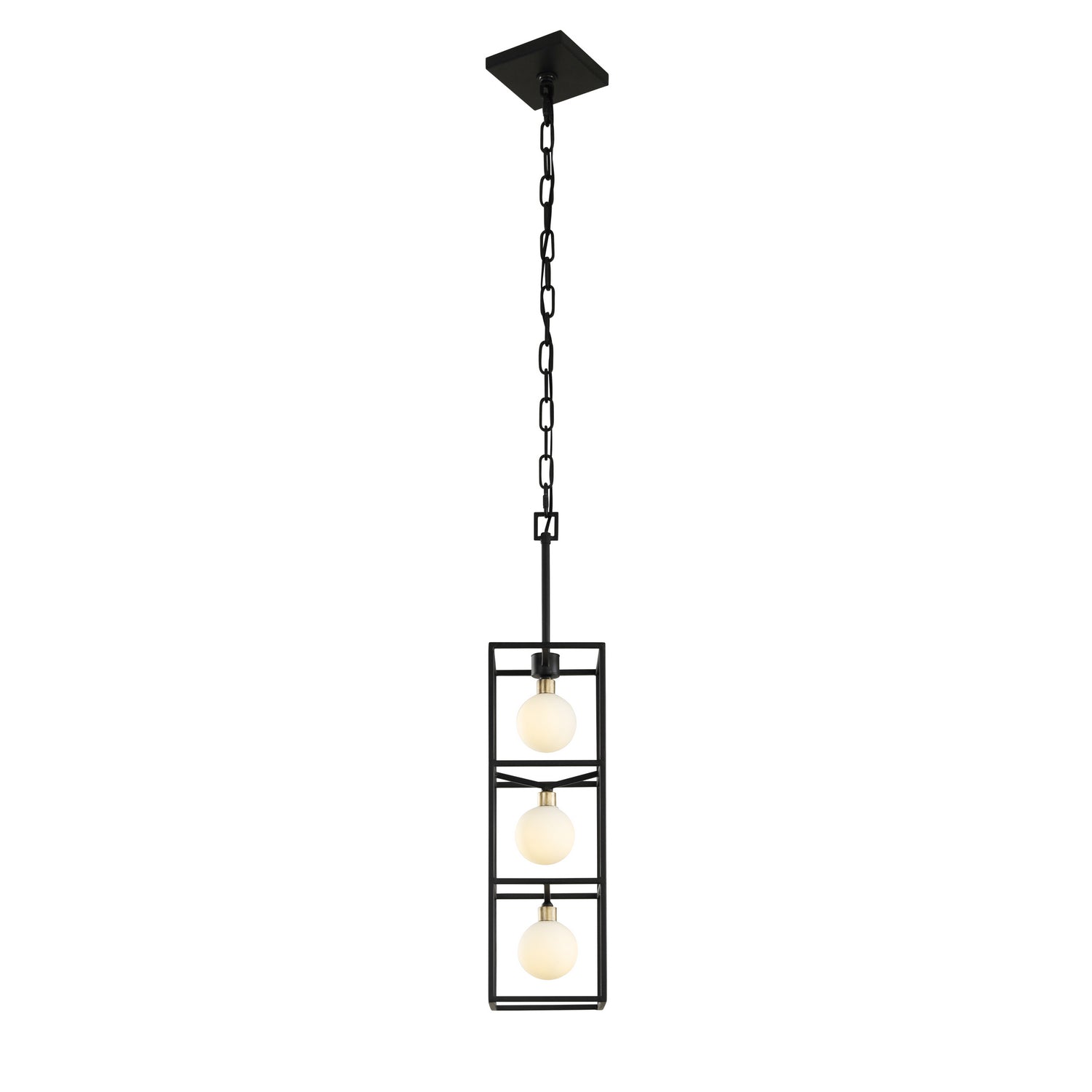 Varaluz - 325F03CBHG - Three Light Foyer Pendant - Plaza - Carbon/Havana Gold