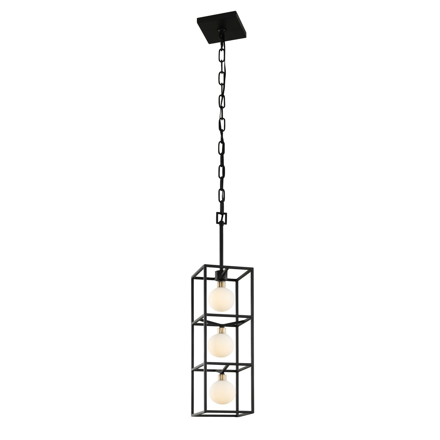 Varaluz - 325F03CBHG - Three Light Foyer Pendant - Plaza - Carbon/Havana Gold