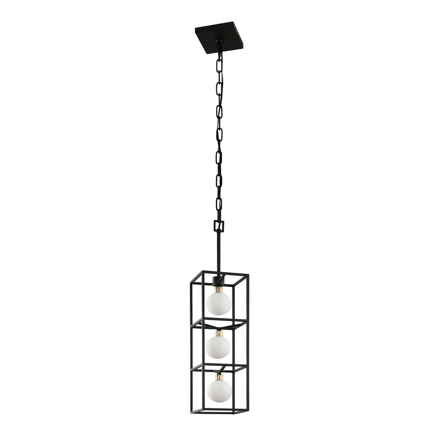 Varaluz - 325F03CBHG - Three Light Foyer Pendant - Plaza - Carbon/Havana Gold