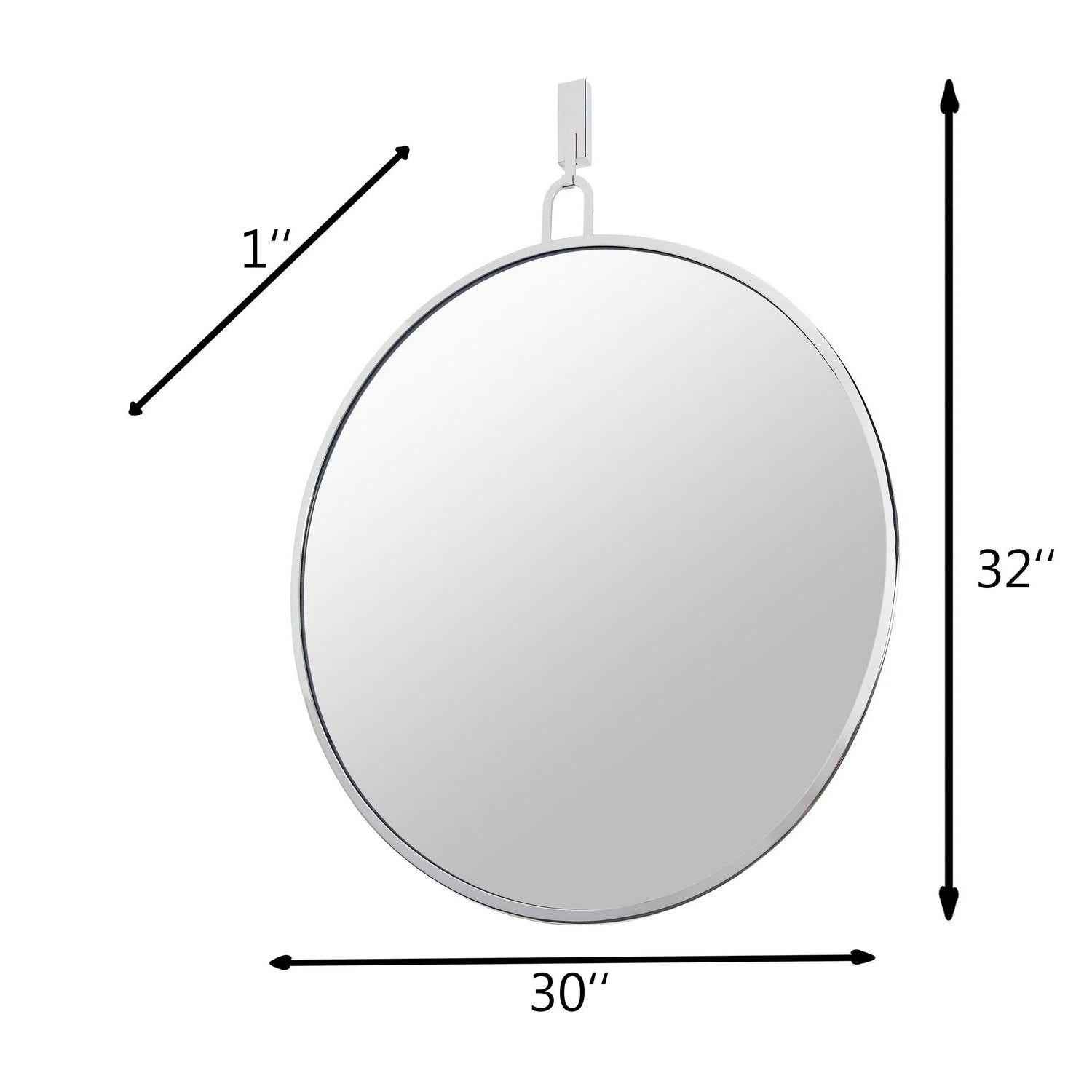 Varaluz - 407A01PN - Mirror - Varaluz Casa - Polished Nickel
