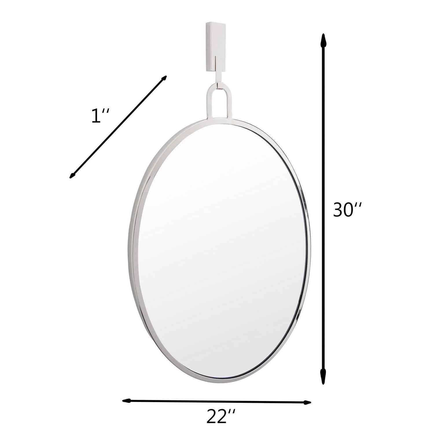 Varaluz - 4DMI0112 - Mirror - Varaluz Casa - Polished Nickel