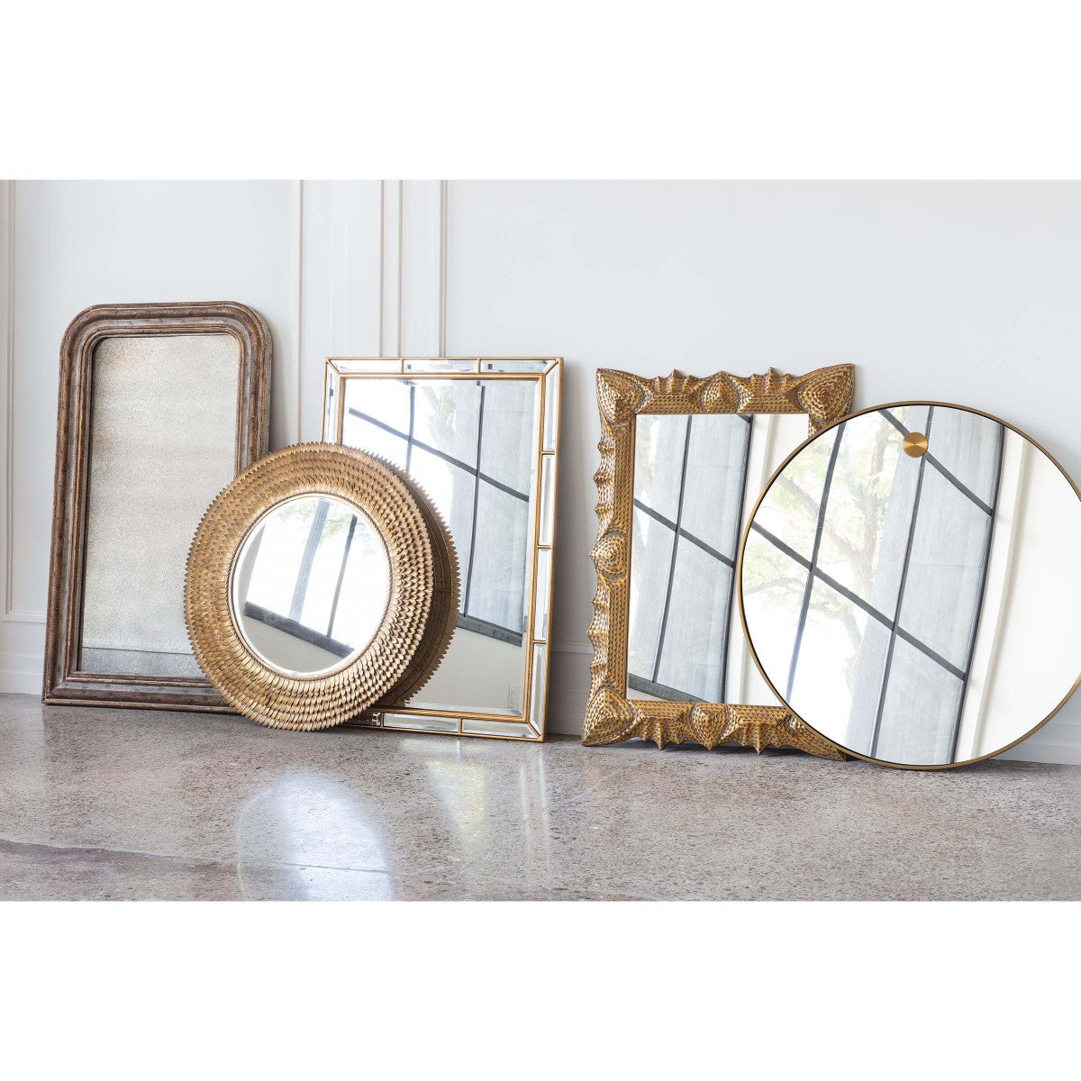 Regina Andrew - 21-1018 - Mirror - Plaza - Antique Gold Leaf