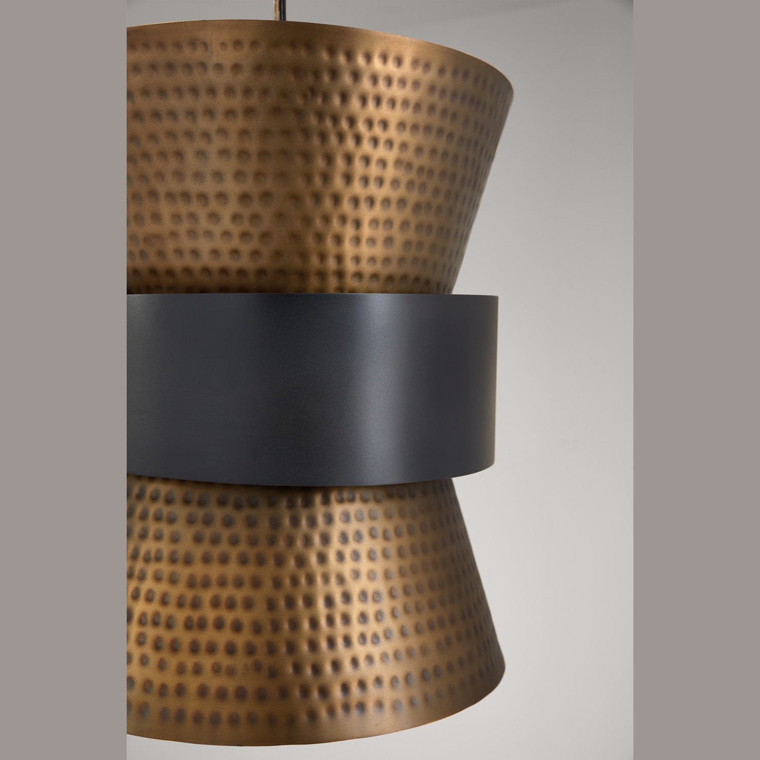 Capital Lighting - 330416PZ - One Light Pendant - Loren - Patinaed Brass and Dark Zinc
