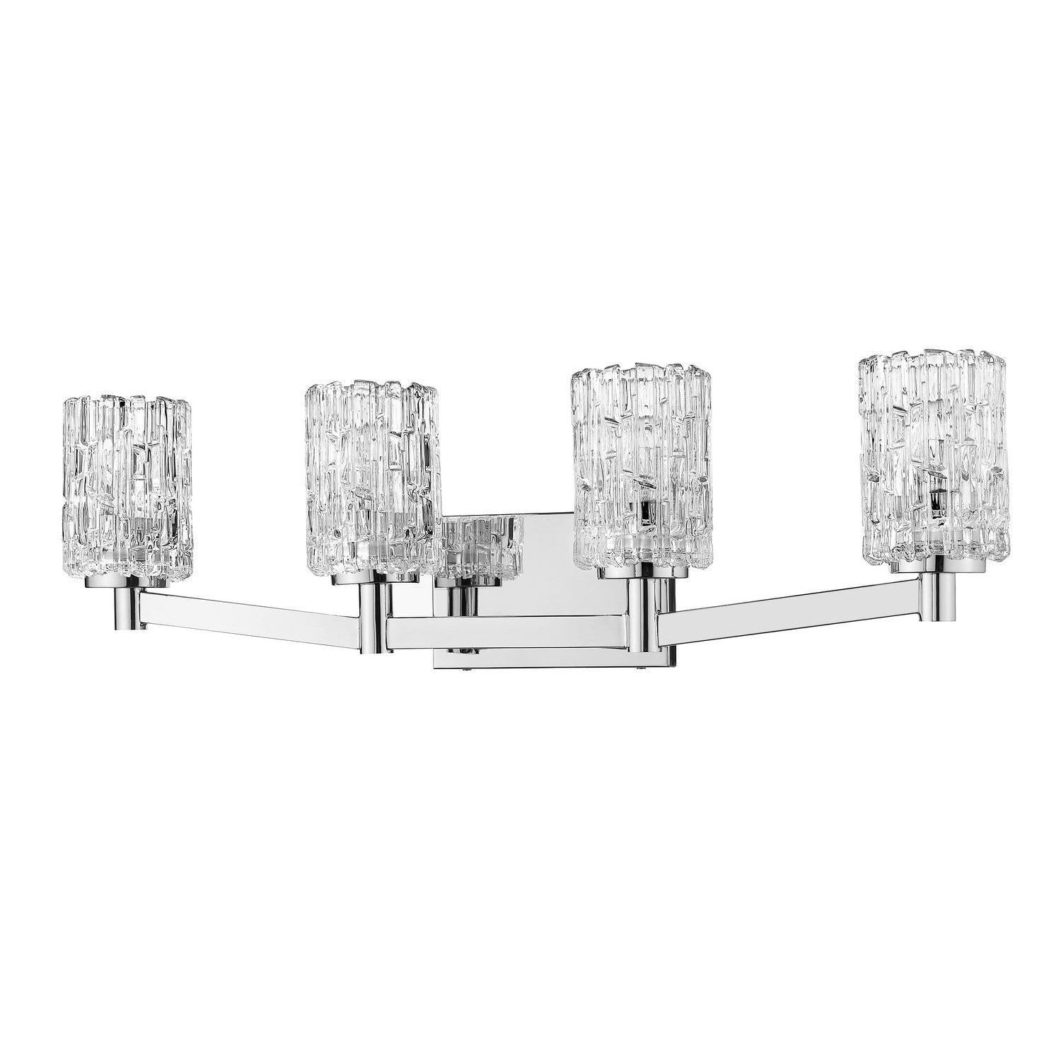 Z-Lite - 1931-4V-CH - Four Light Vanity - Aubrey - Chrome