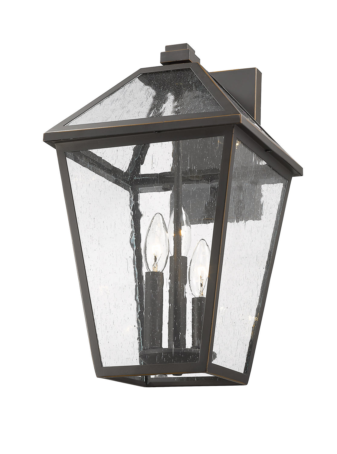 Z-Lite - 579B-ORB - Three Light Outdoor Wall Light - Talbot - Oil Rubbed Bronze